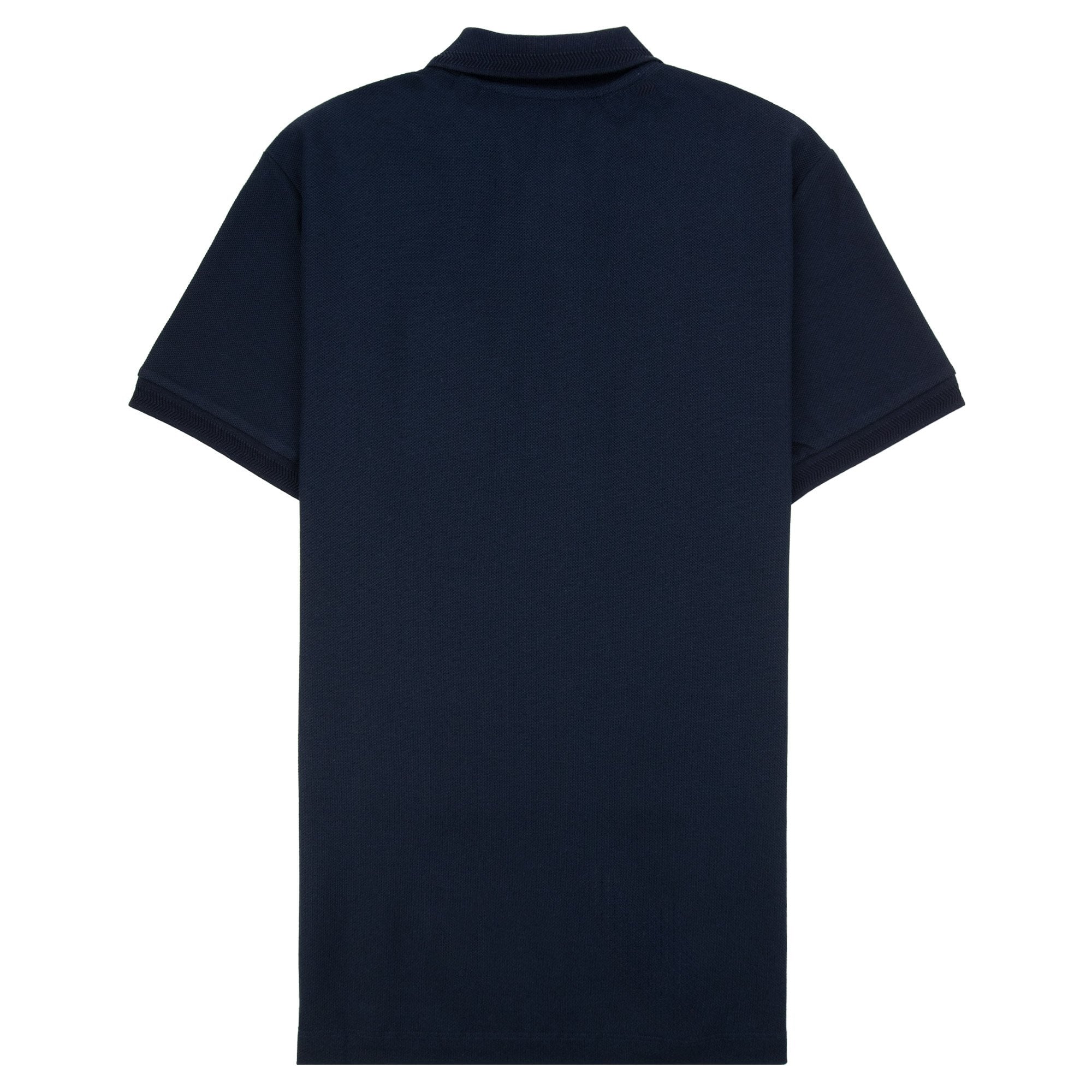 Burberry Eddie Cotton Polo Shirt Coal Blue