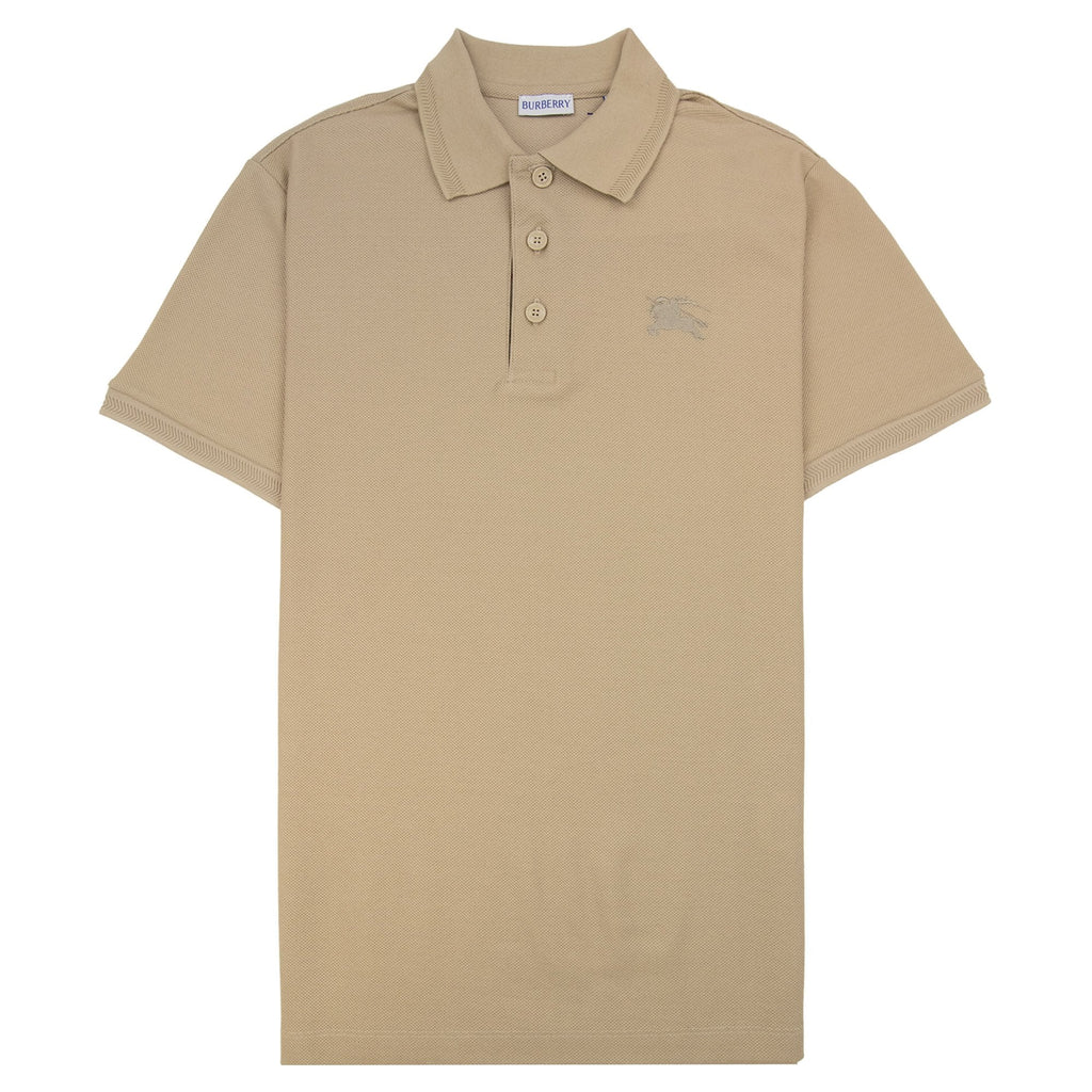 Burberry Eddie Cotton Polo Shirt Soft Fawn