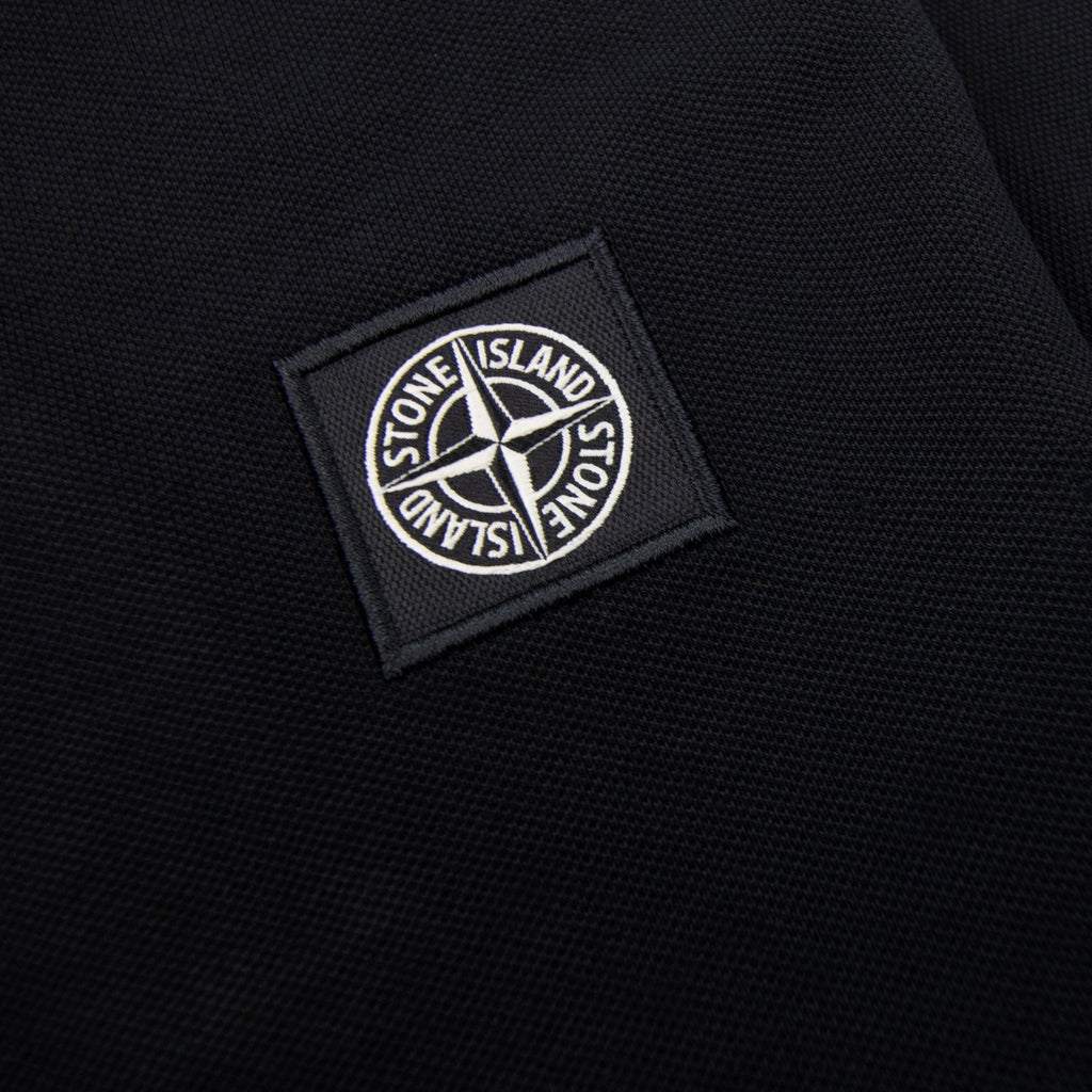 Stone Island Junior 2100001 Light Cotton Compass Patch T Shirt Black V0029