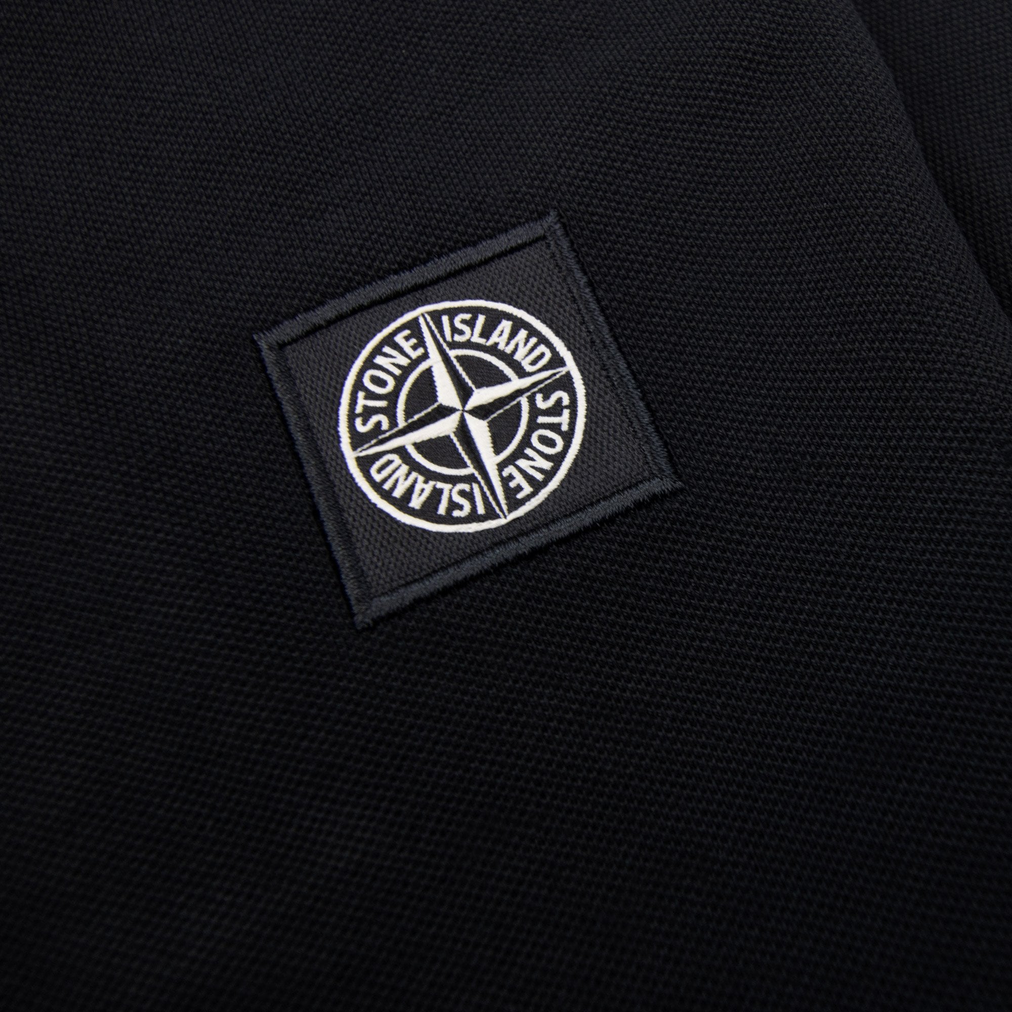 Stone Island Junior 2100001 Light Cotton Compass Patch T Shirt Black V0029