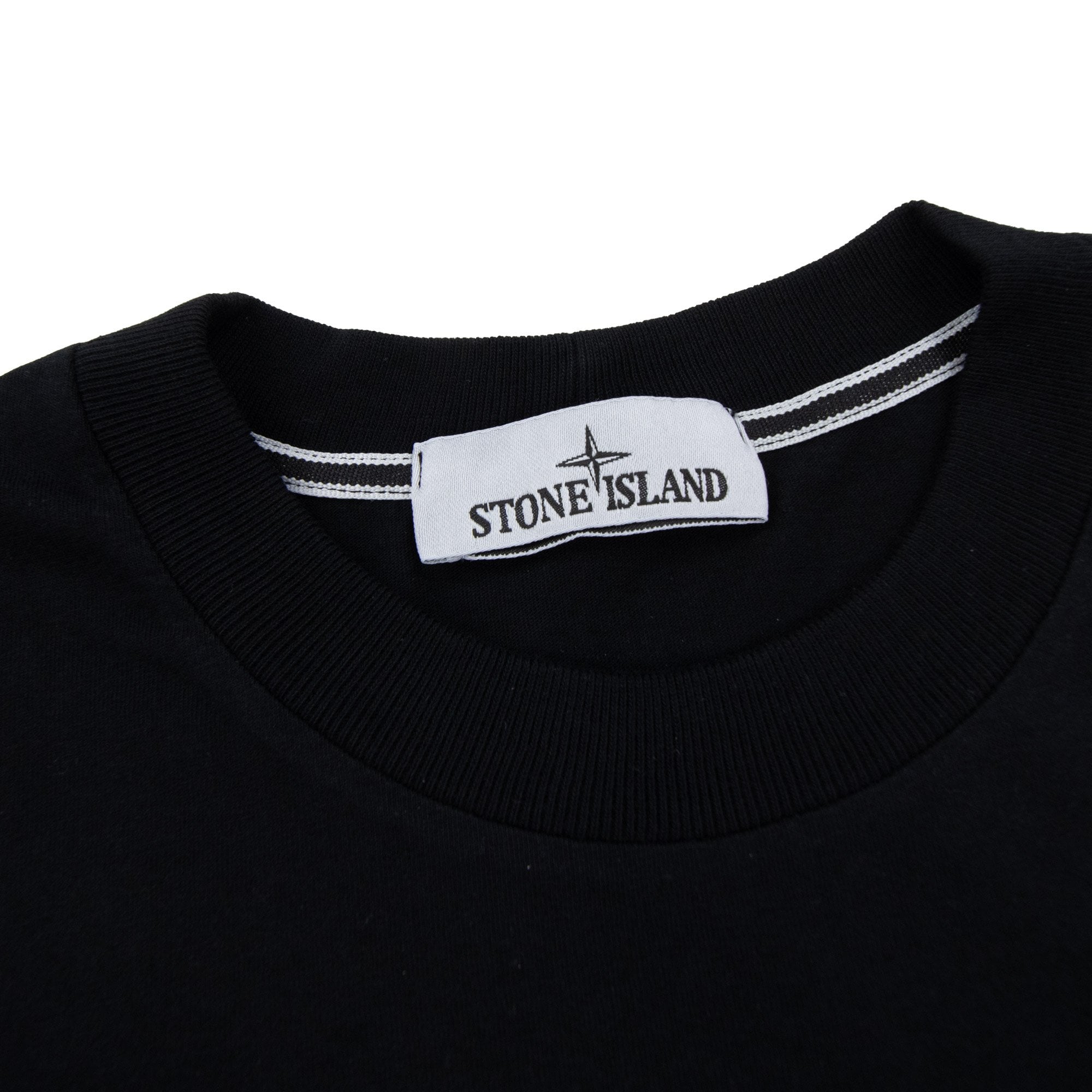 Stone Island 2100037 Organic Cotton T-shirt With Archivio Print Black V0029