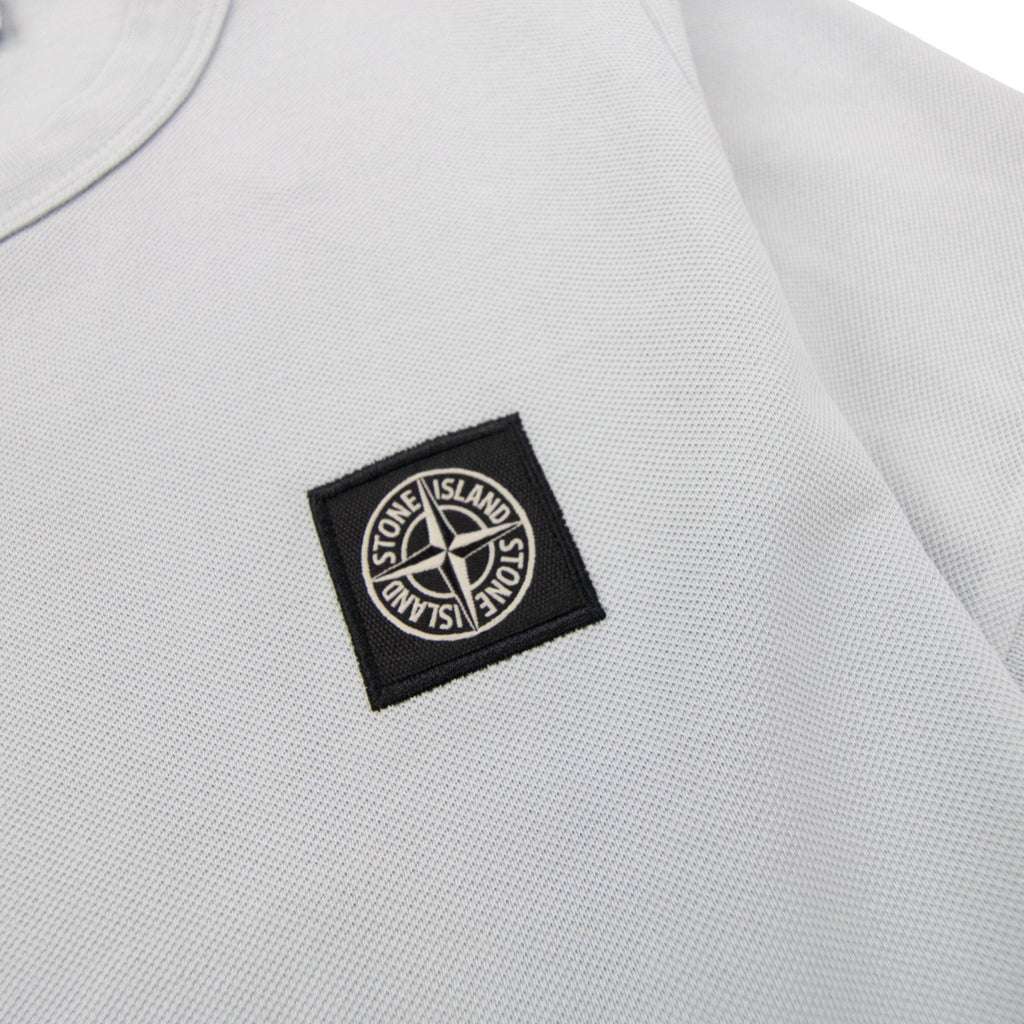 Stone Island Junior 2100001 Light Cotton Compass Patch T Shirt Sky Blue V0041