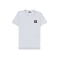 Stone Island Junior 2100001 Light Cotton Compass Patch T Shirt Sky Blue V0041