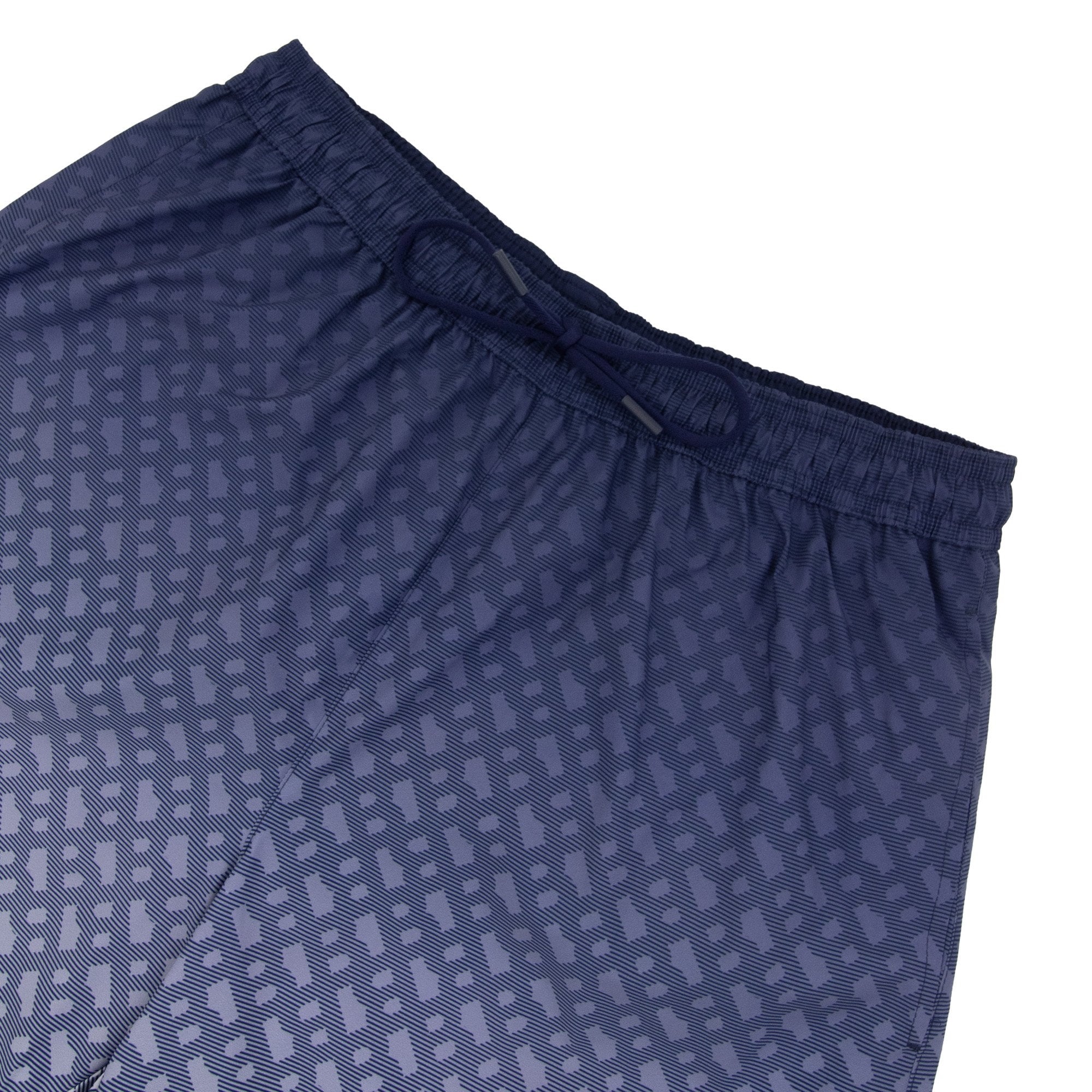 Hugo Boss Degrade Monogram Print Badge Swim Shorts Blue 413