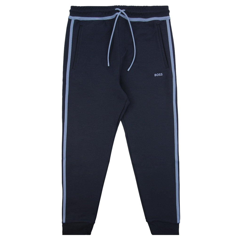 Hugo Boss Hadiko Tape Logo Tracksuit Bottoms Navy 402