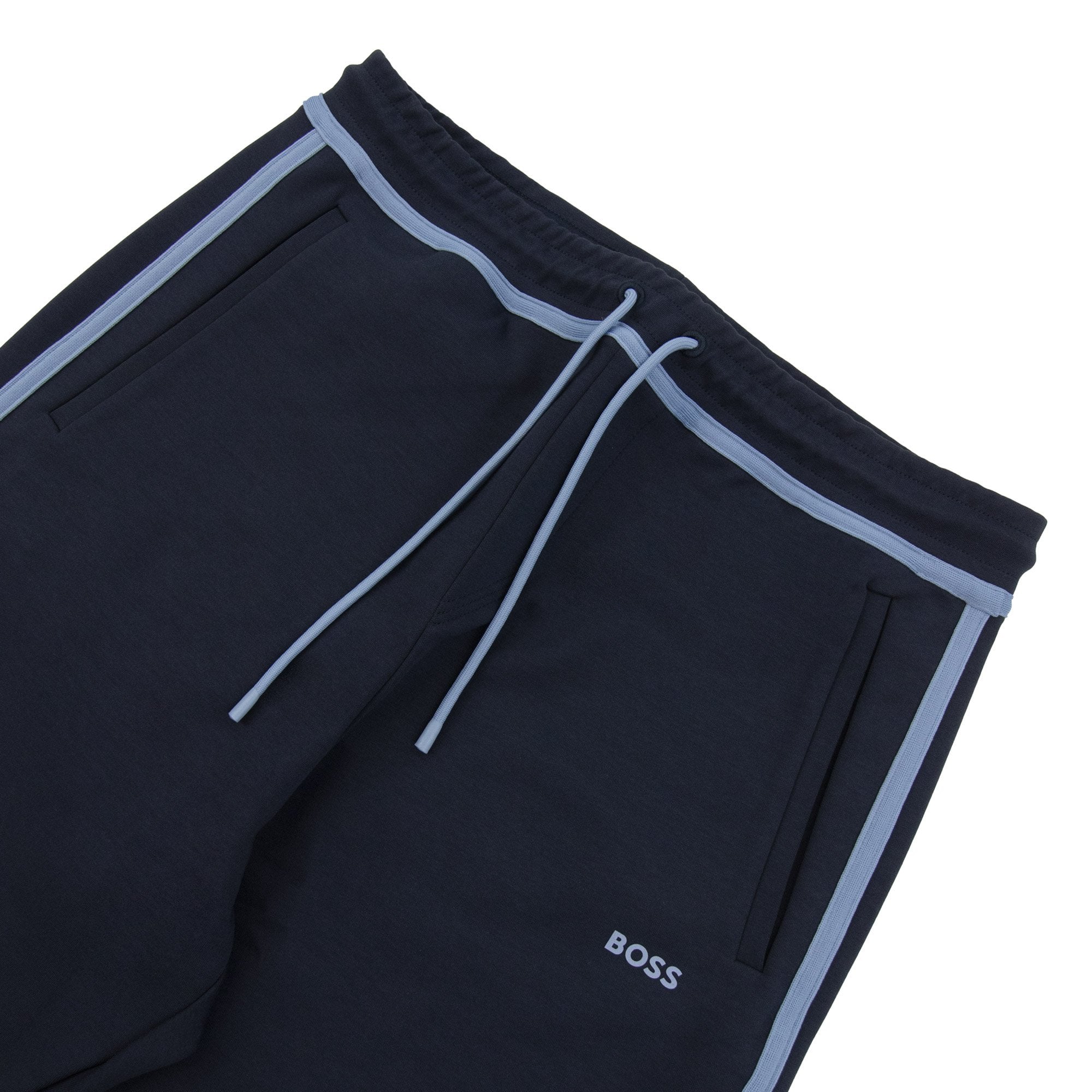 Hugo Boss Hadiko Tape Logo Tracksuit Bottoms Navy 402