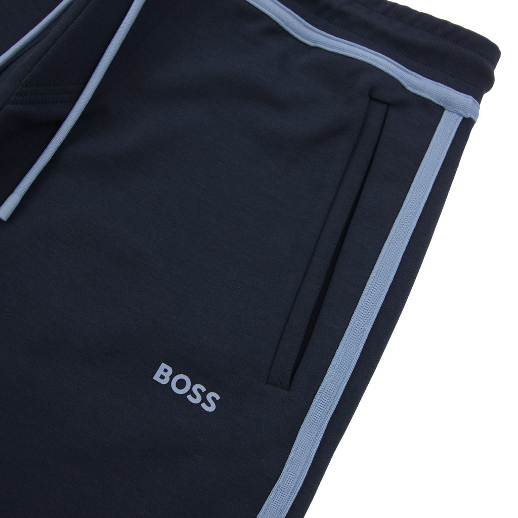 Hugo Boss Hadiko Tape Logo Tracksuit Bottoms Navy 402