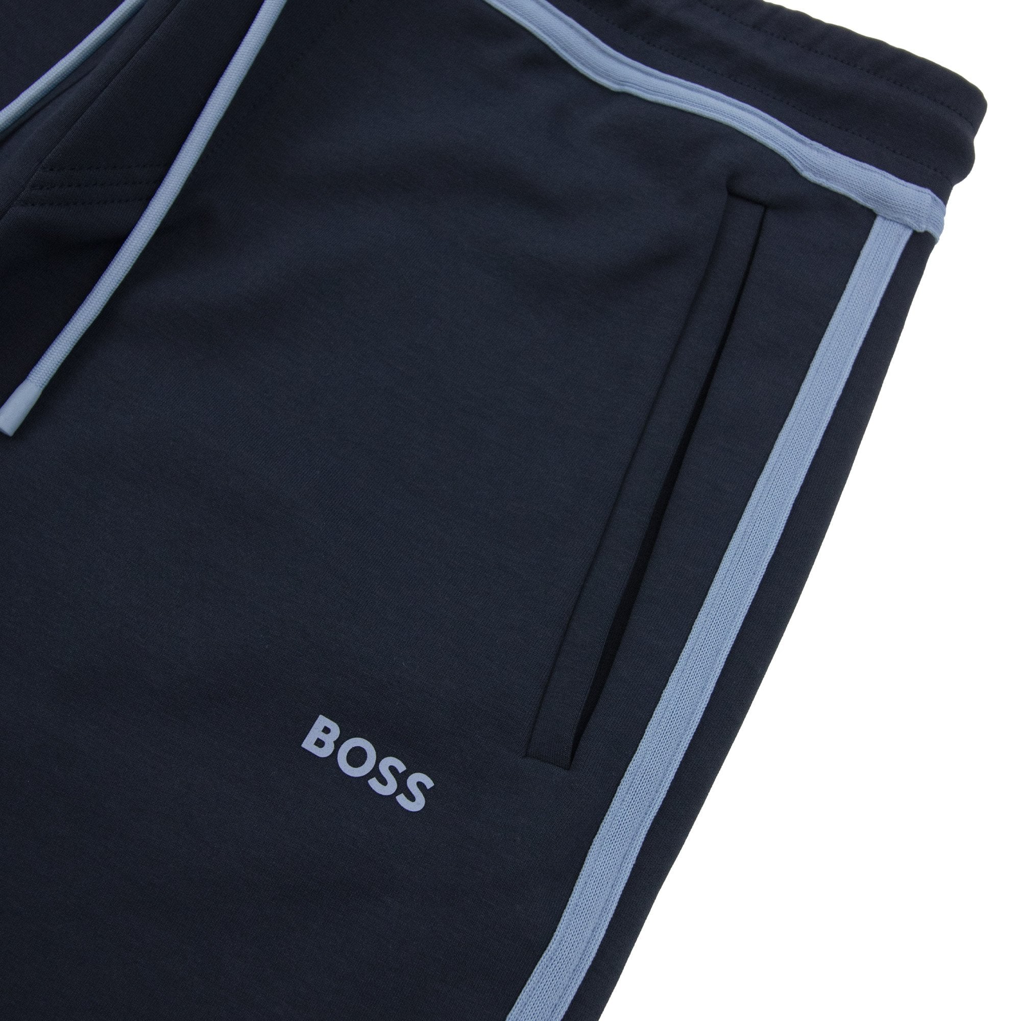 Hugo Boss Hadiko Tape Logo Tracksuit Bottoms Navy 402