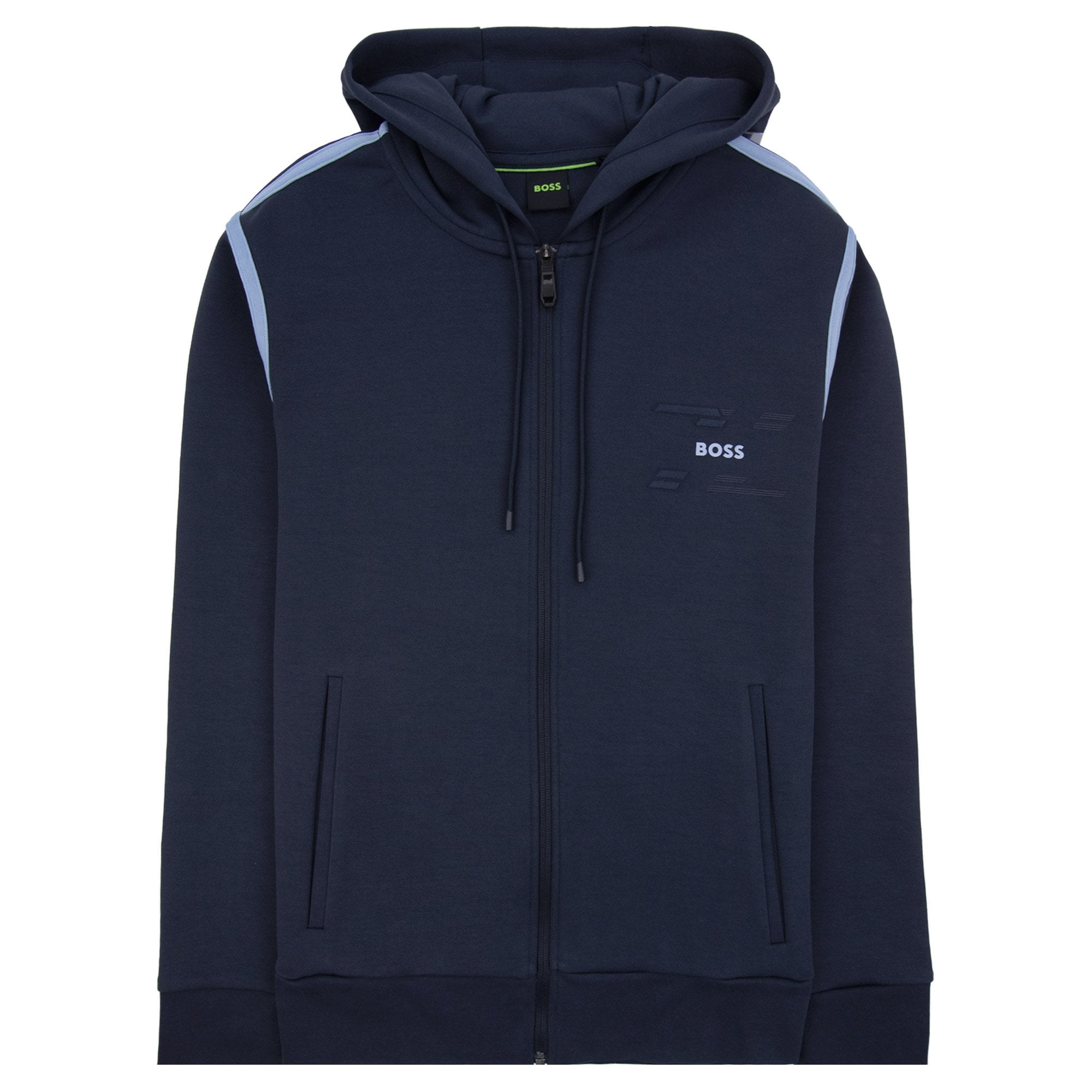 Hugo Boss Saggy Tape Tracksuit Top Navy 402