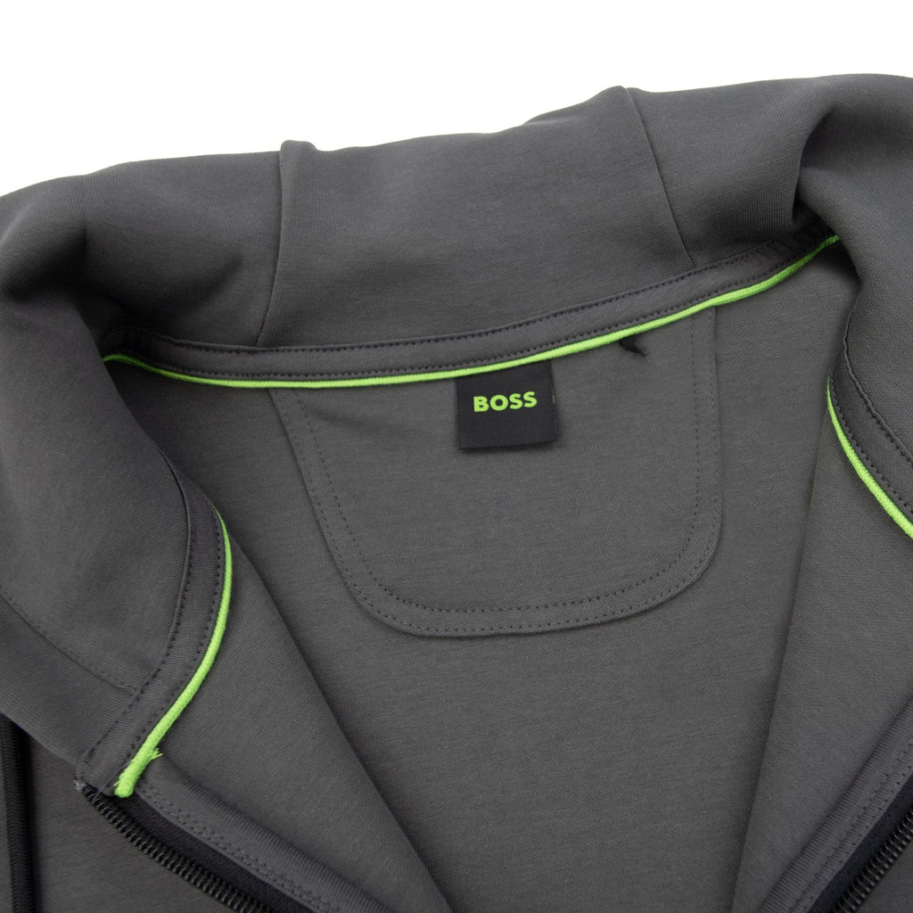 Hugo Boss Saggy Tape Tracksuit Top Grey 027