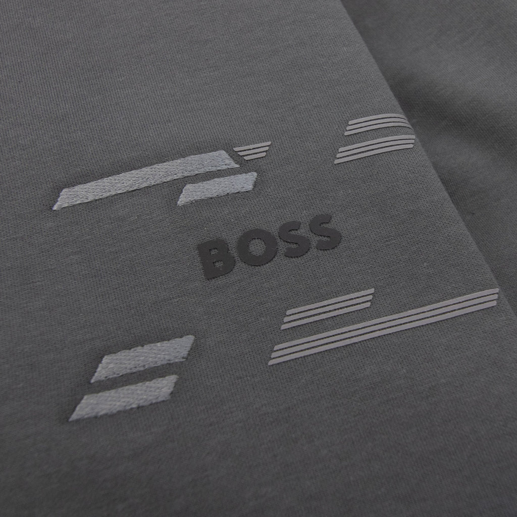 Hugo Boss Saggy Tape Tracksuit Top Grey 027