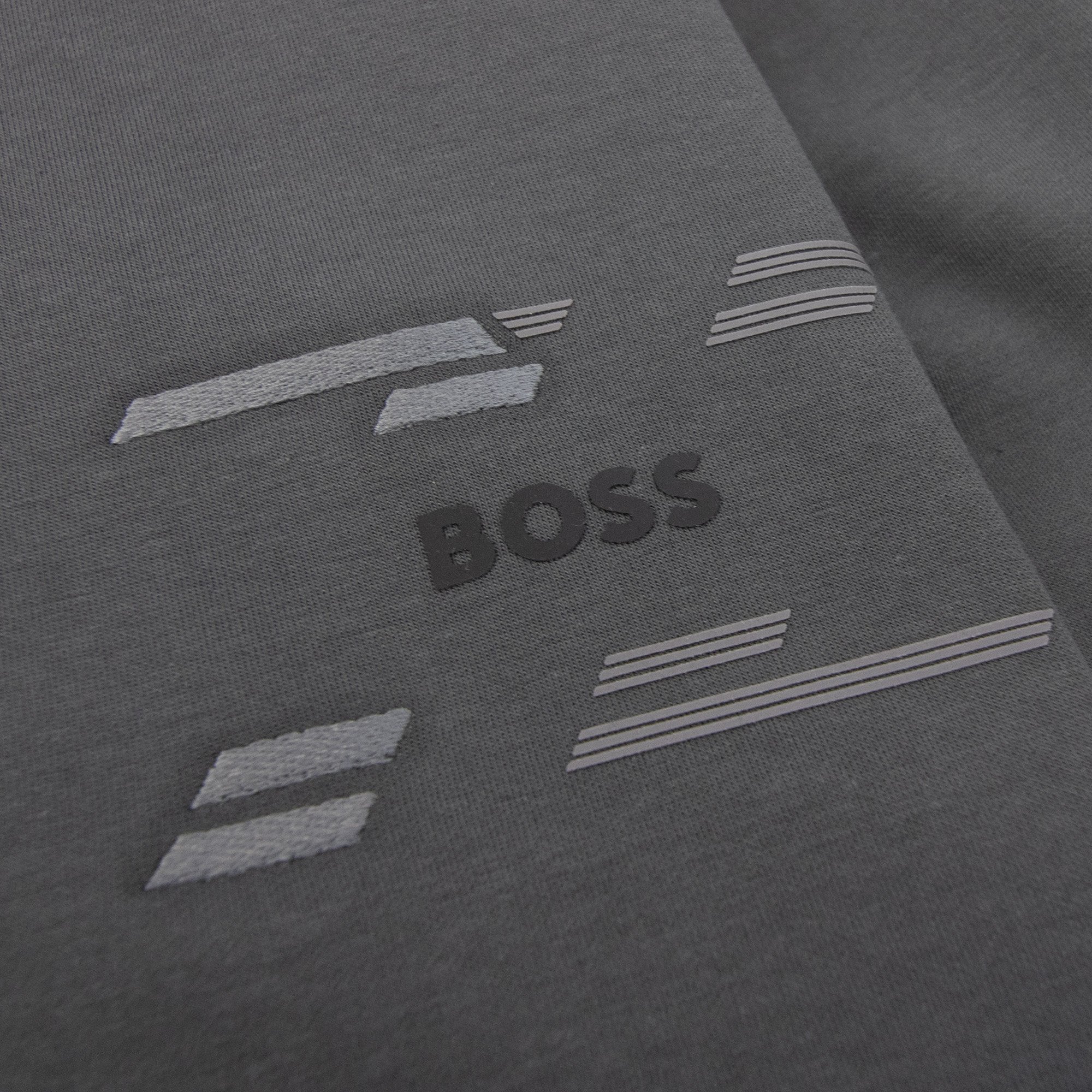 Hugo Boss Saggy Tape Tracksuit Top Grey 027