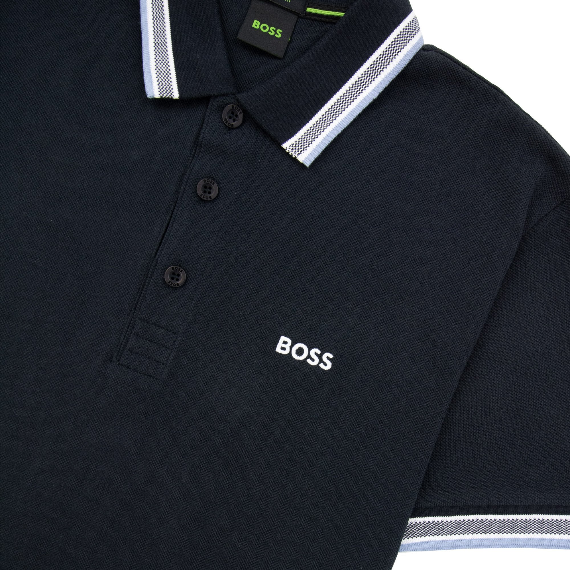 Hugo Boss Paddy Embroidered Logo Polo Navy