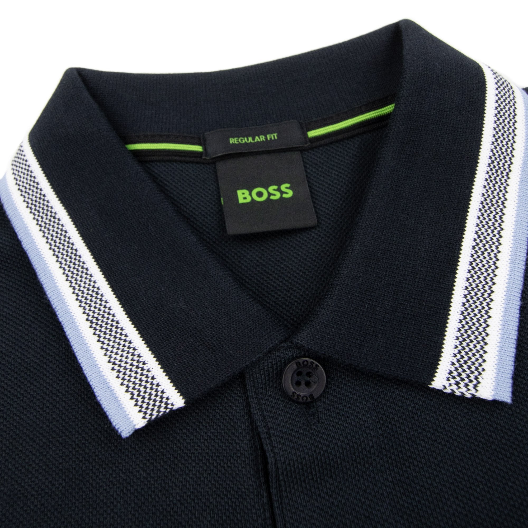 Hugo Boss Paddy Embroidered Logo Polo Navy
