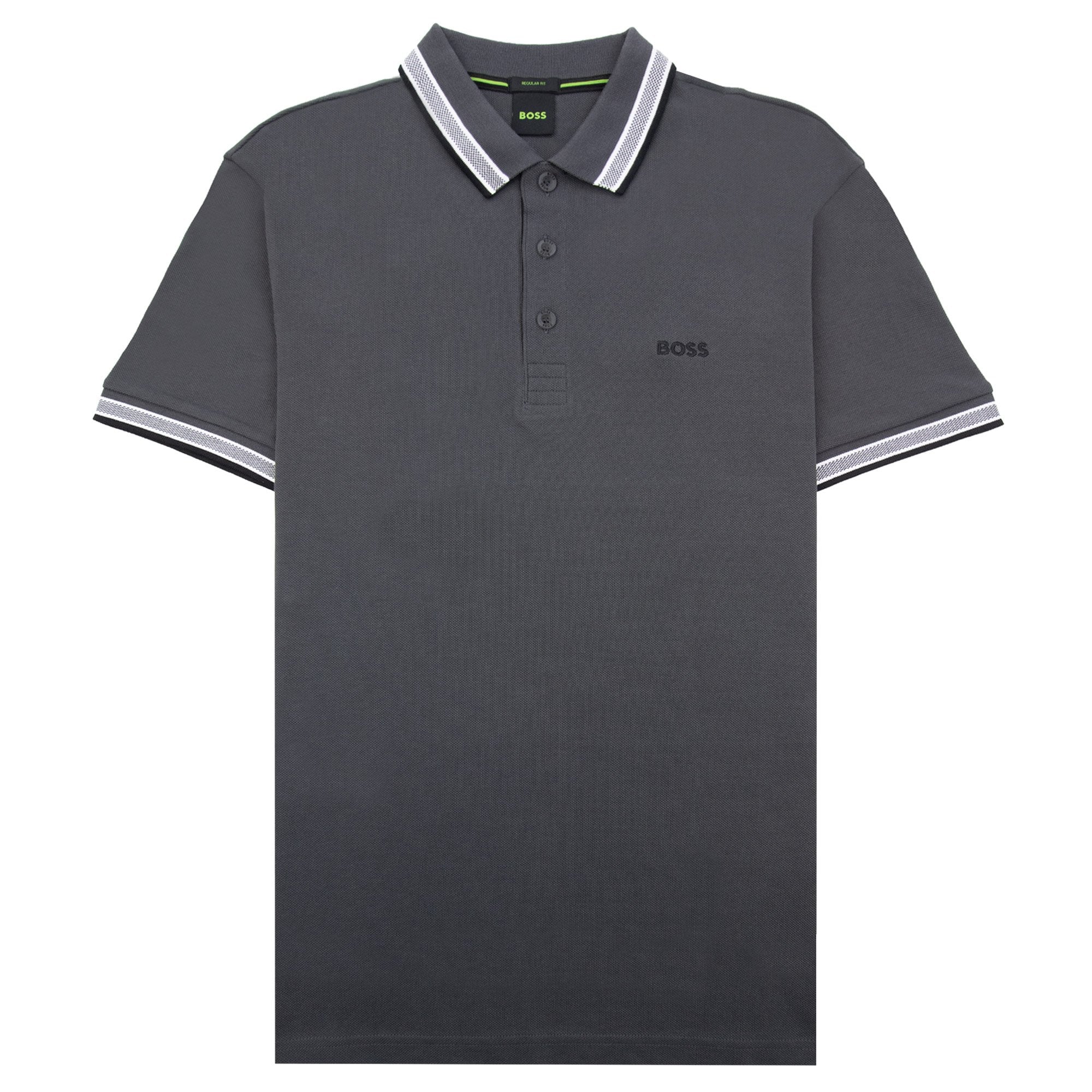 Hugo Boss Paddy Embroidered Logo Polo Grey 027