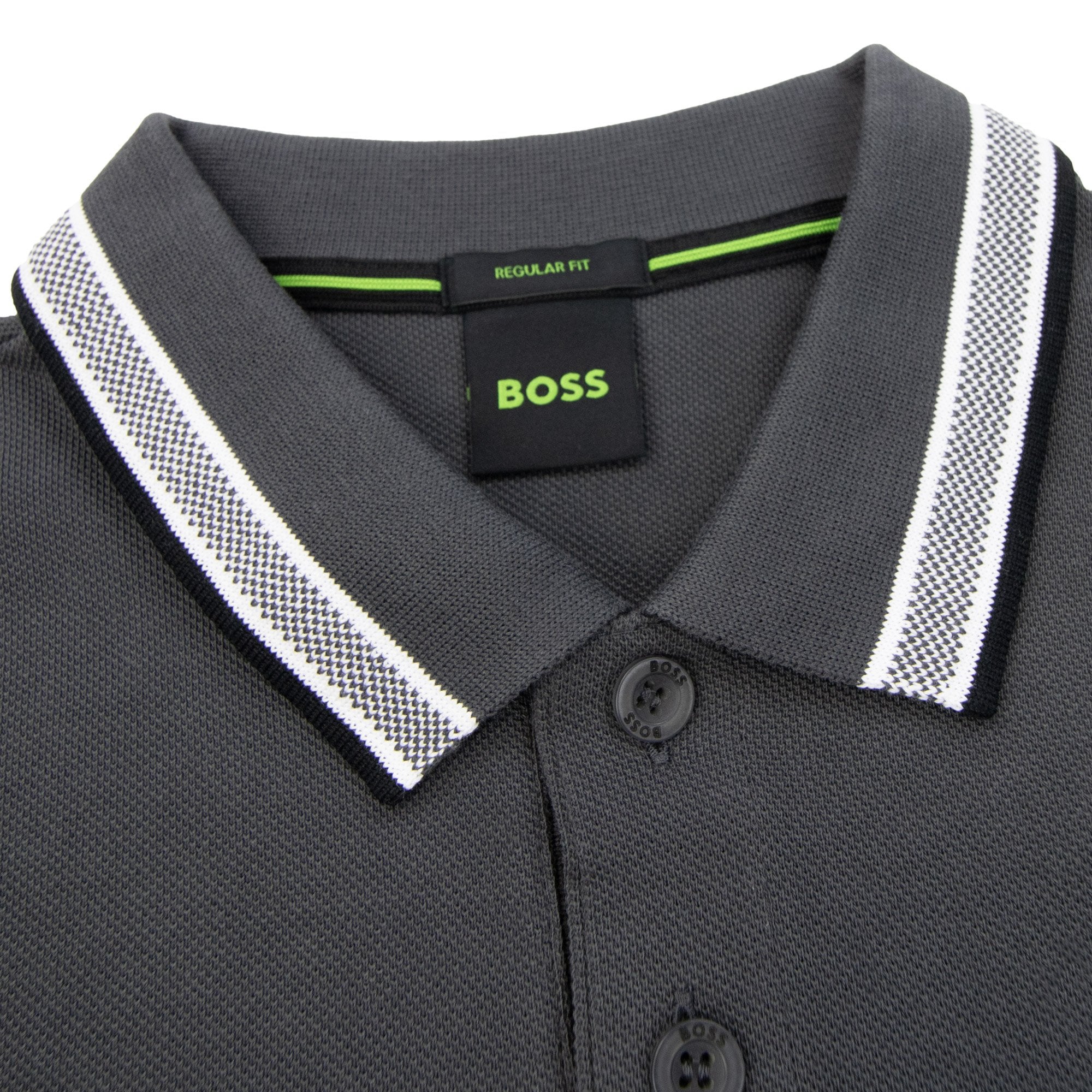 Hugo Boss Paddy Embroidered Logo Polo Grey 027