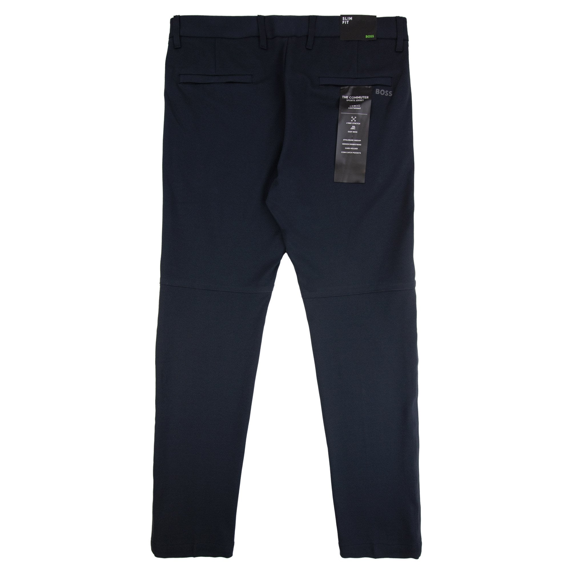 Hugo Boss T Commuter Slim Fit Stretch Fabric Trouser Navy 402