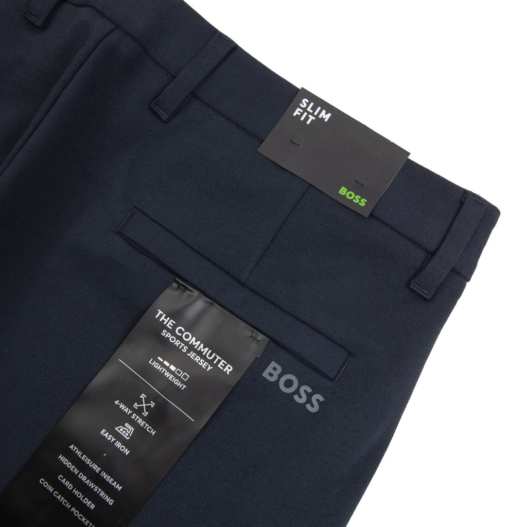 Hugo Boss T Commuter Slim Fit Stretch Fabric Trouser Navy 402