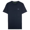 Hugo Boss Contrast Printed Logo Tee Navy 405