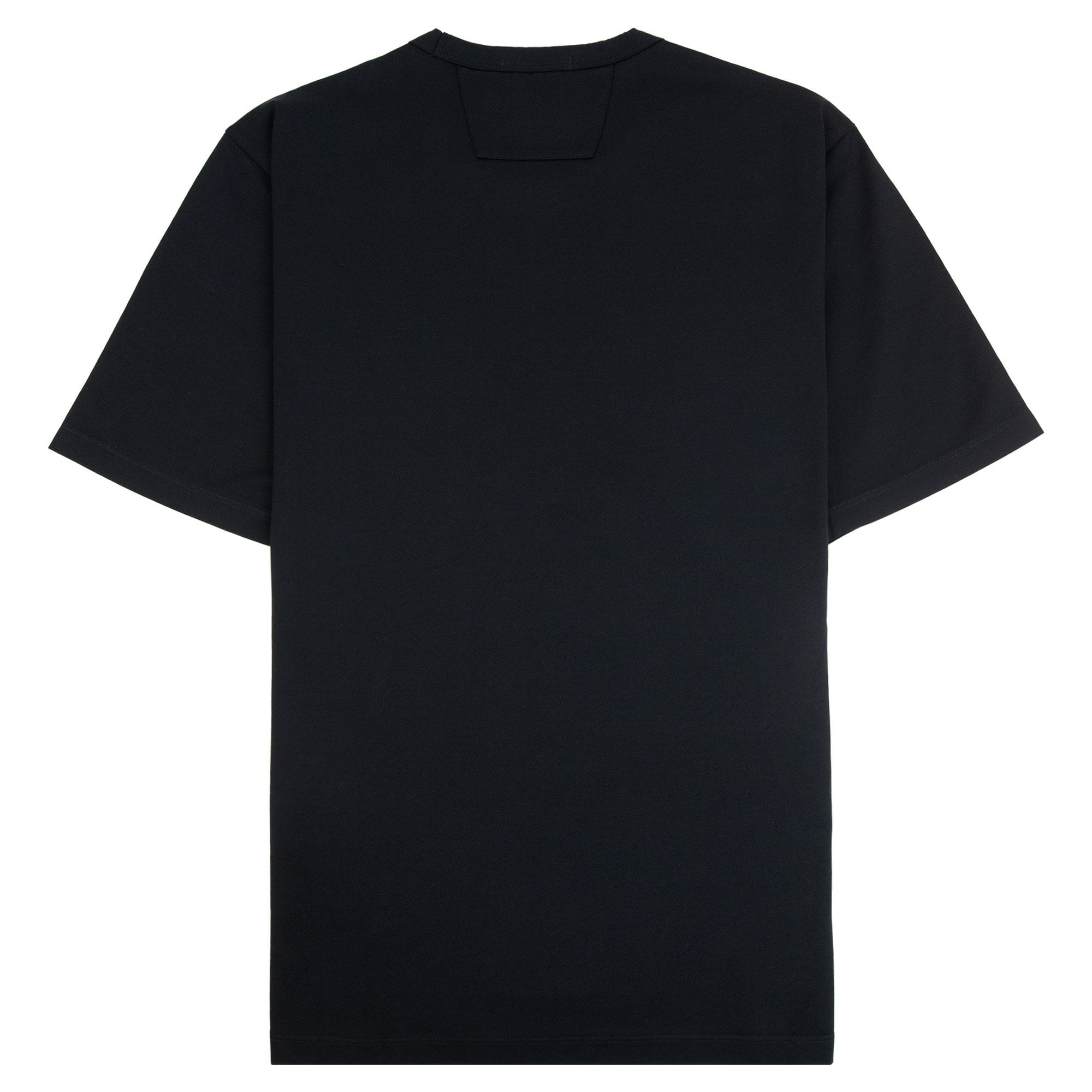 Cp Company The Metropolis Series Mercerised Jersey Rubberized Logo T-shirt Black 999