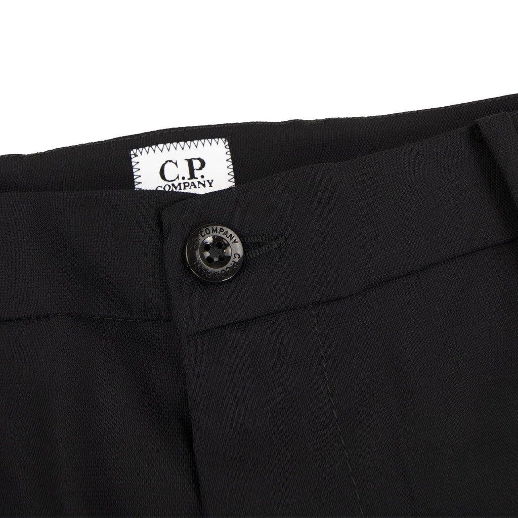 Cp Company The Metropolis Series Technical Panama Ergonomic Cargo Pants Black 999