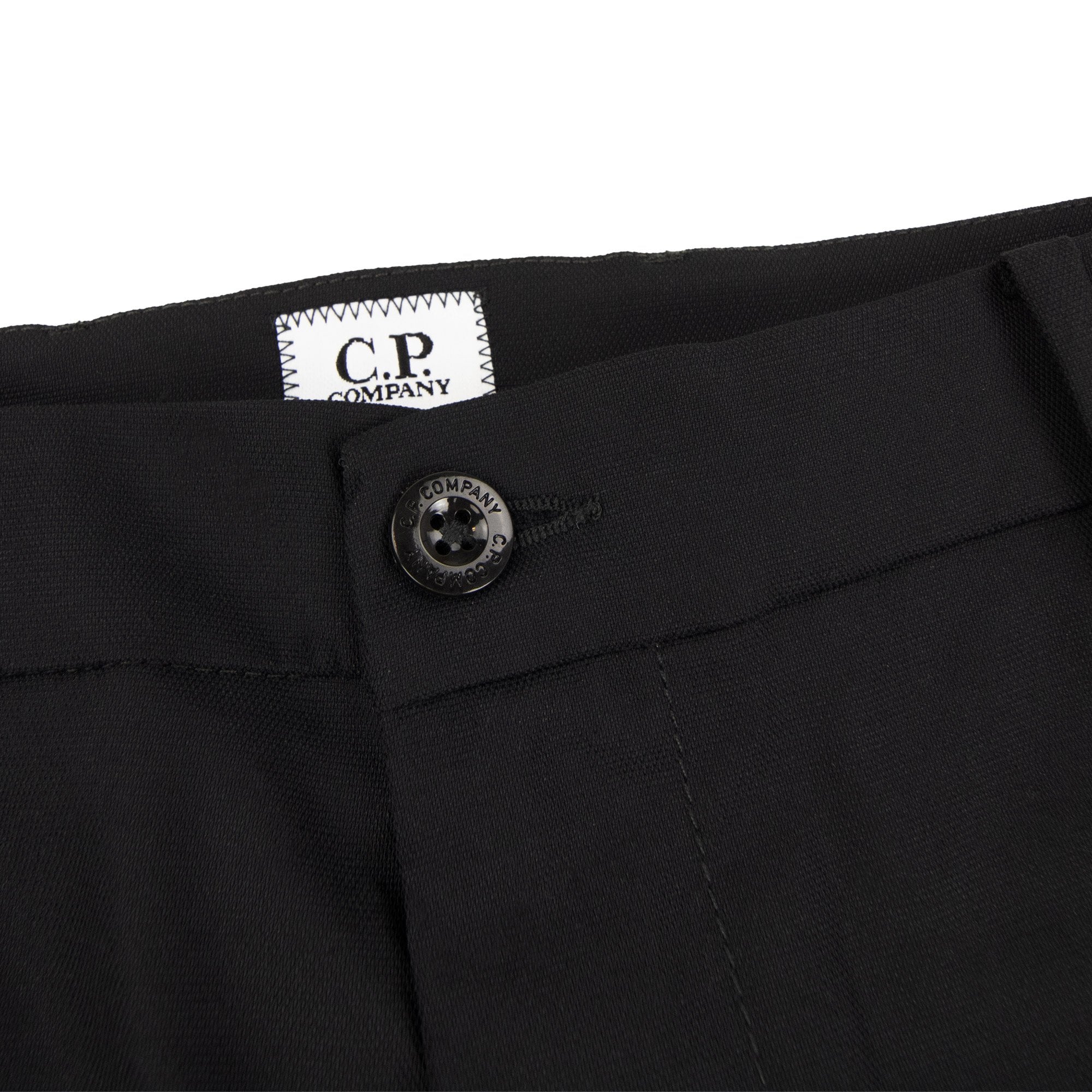 Cp Company The Metropolis Series Technical Panama Ergonomic Cargo Pants Black 999