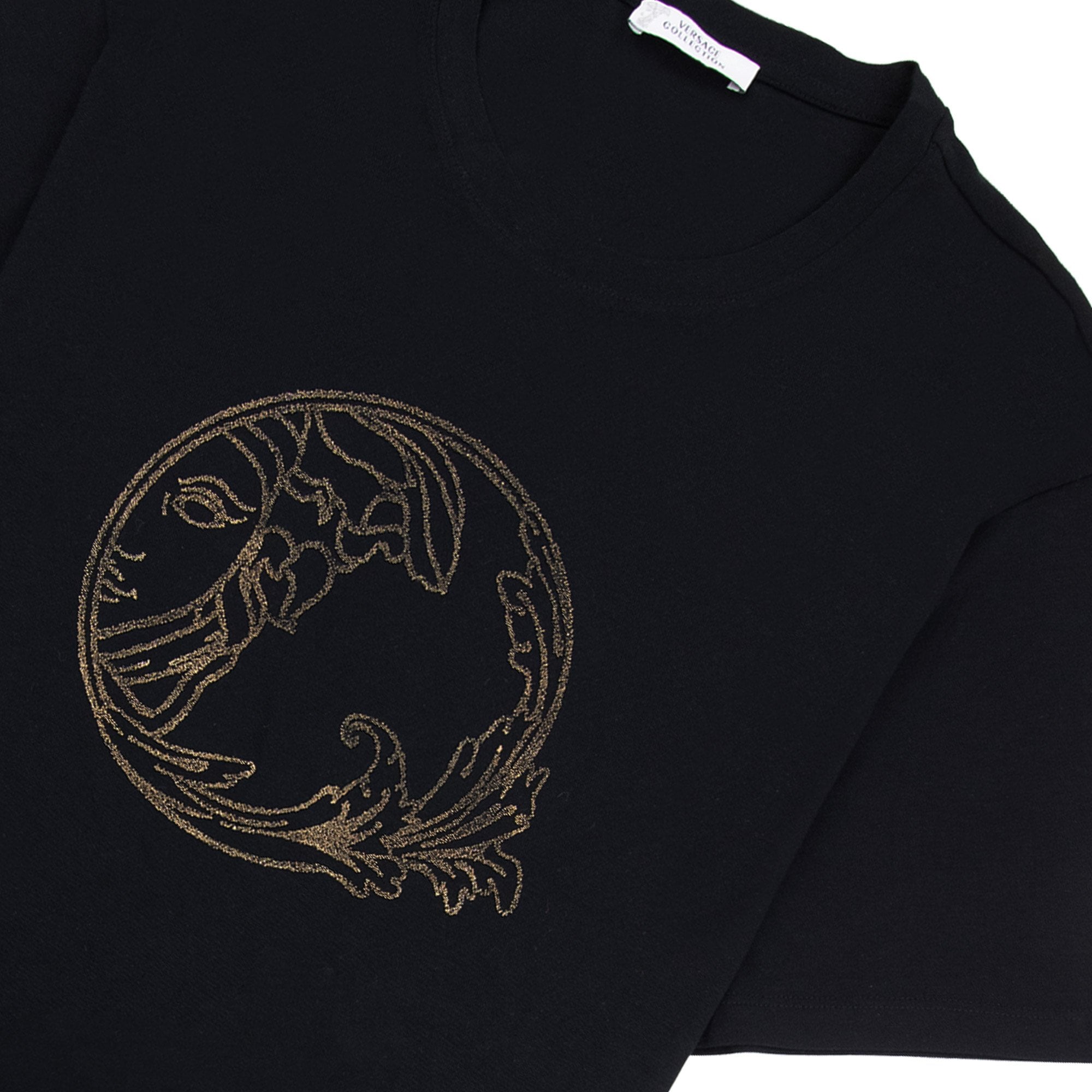 Versace Collection Medusa T Shirt Black