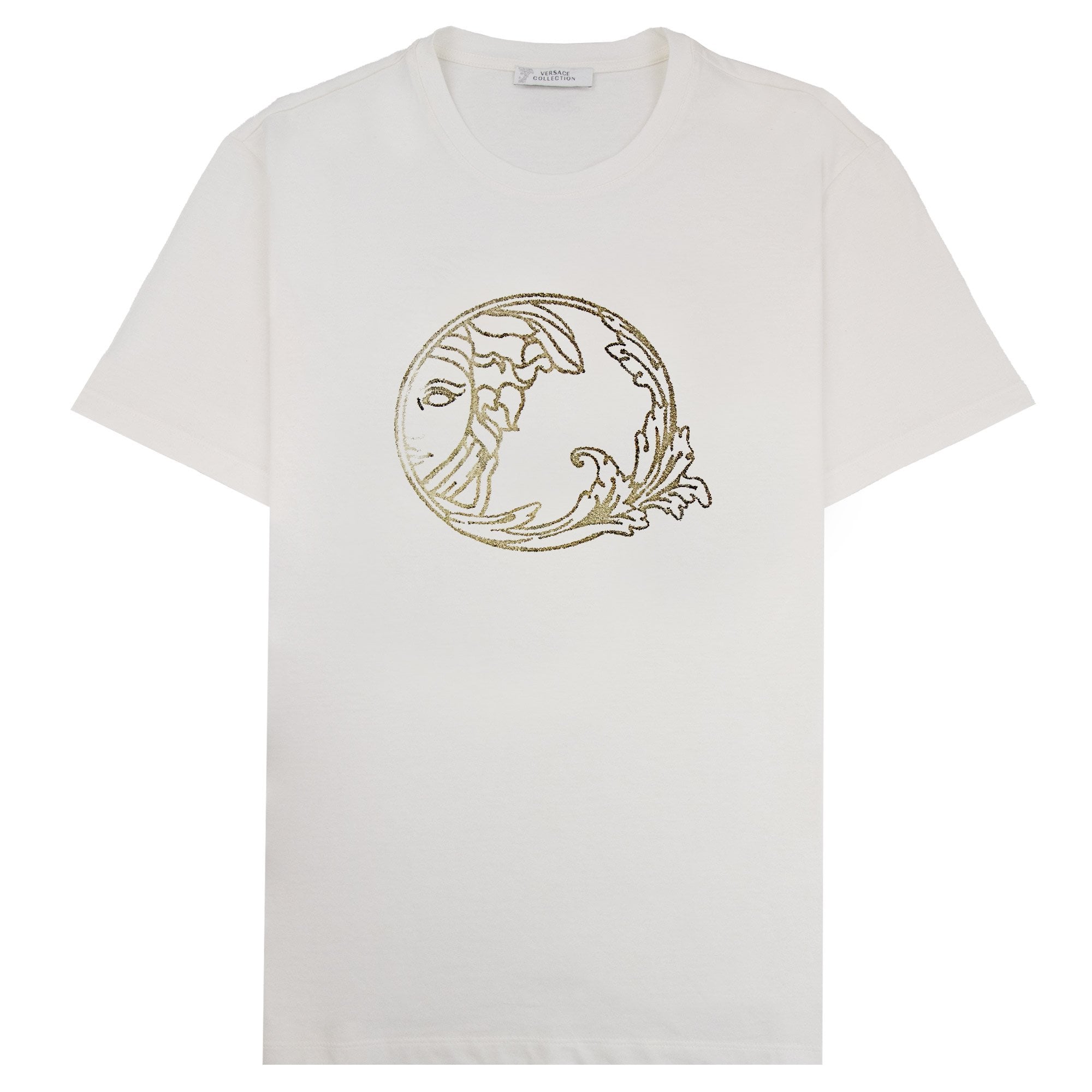 Versace Collection Medusa T Shirt Off White