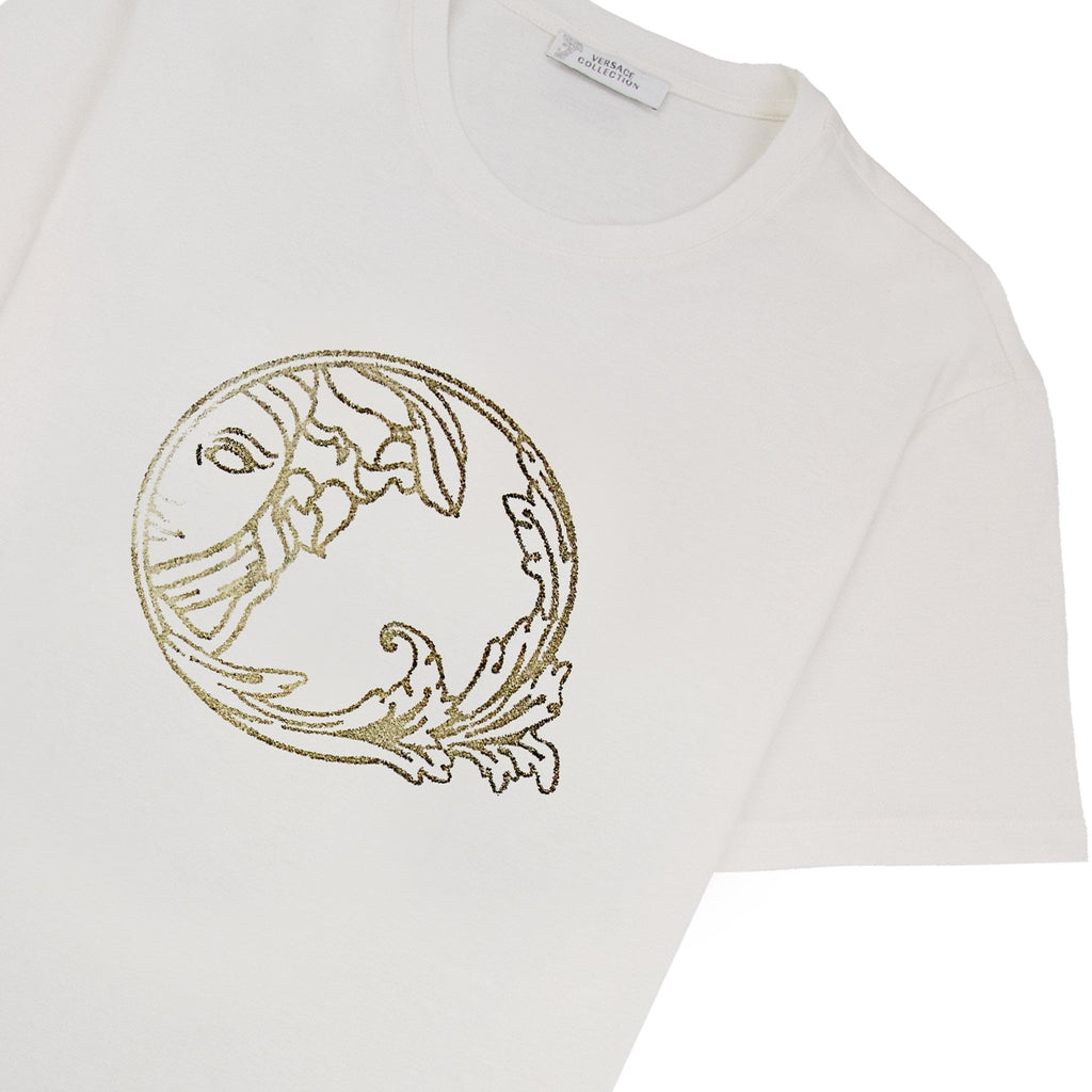 Versace Collection Medusa T Shirt Off White