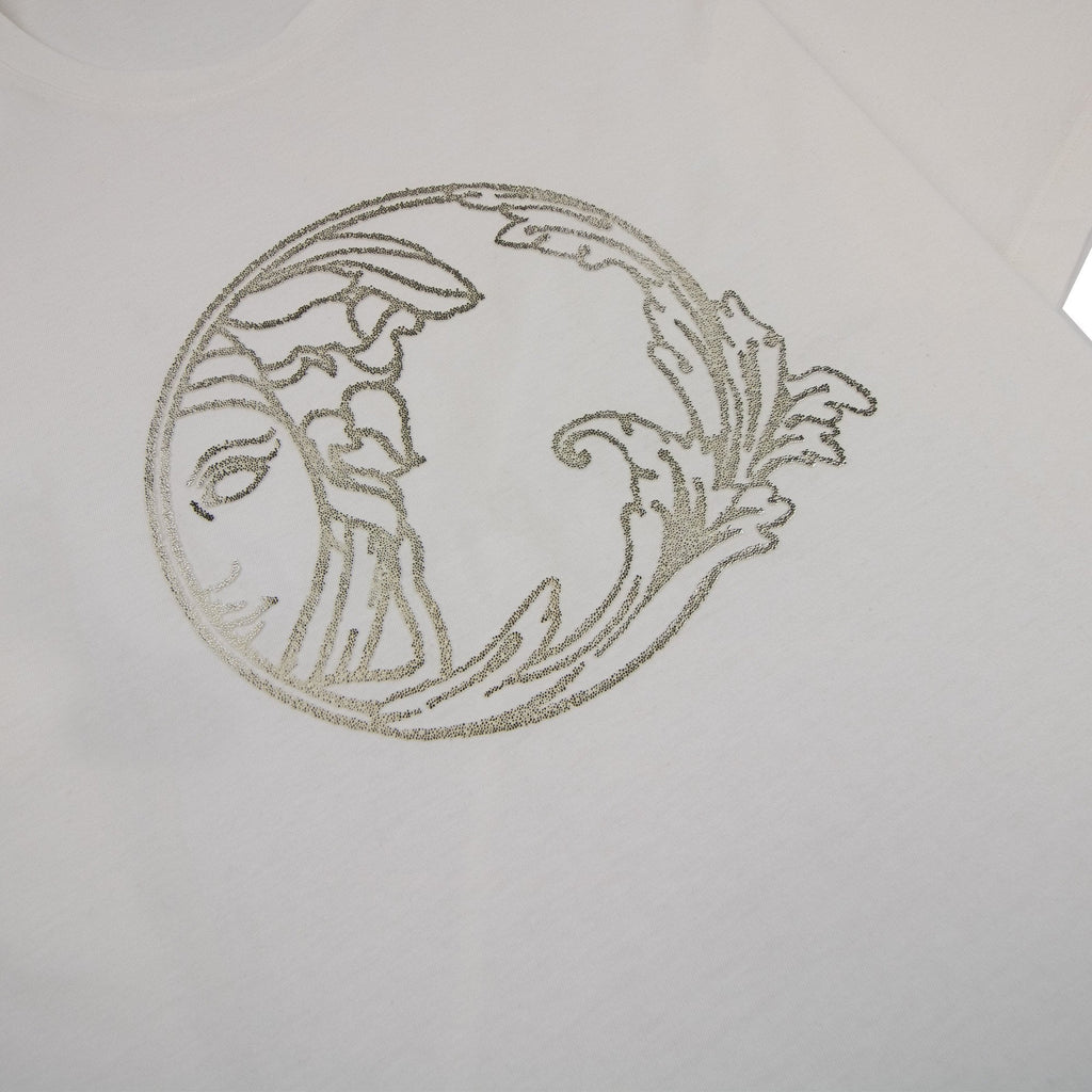 Versace Collection Medusa T Shirt Off White