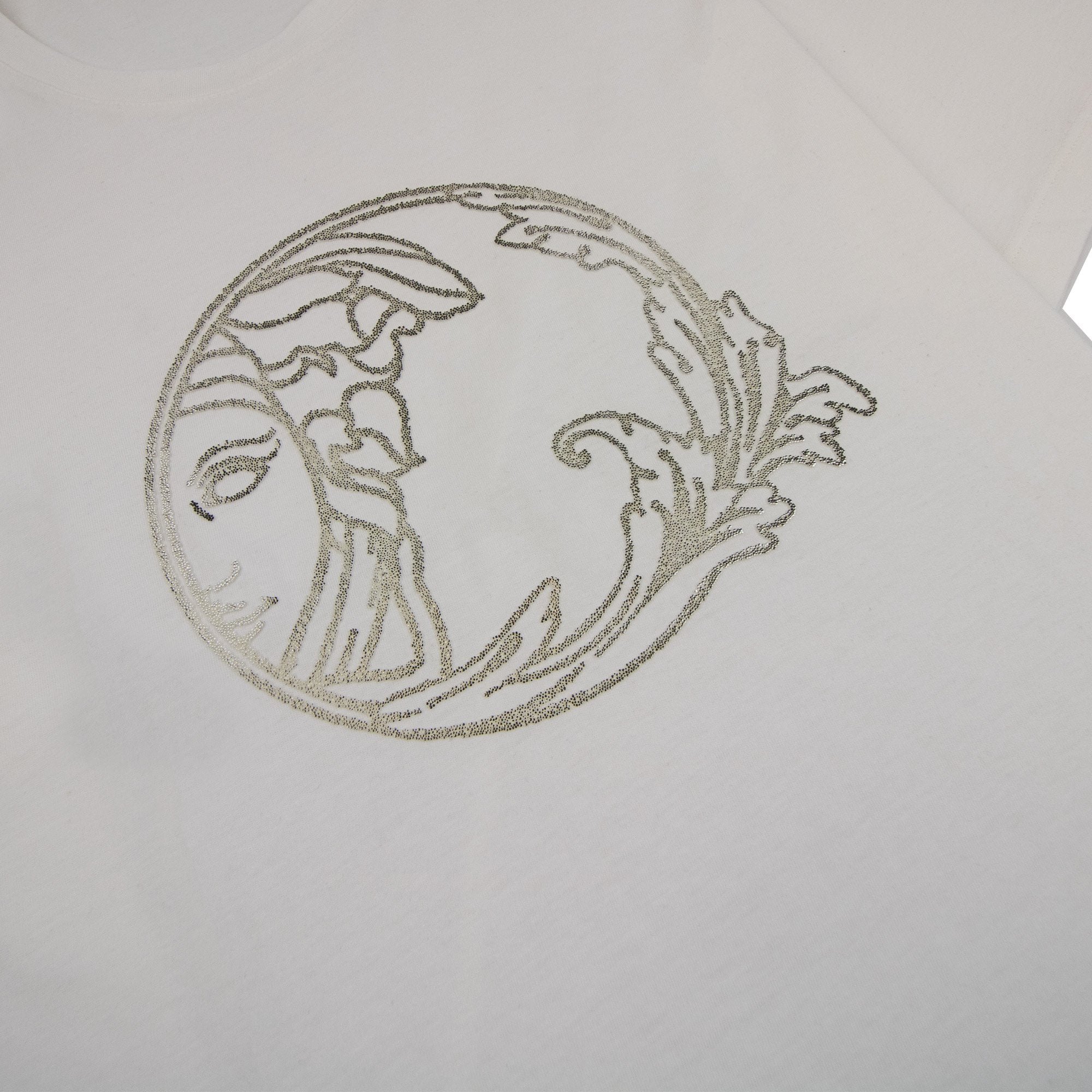 Versace Collection Medusa T Shirt Off White