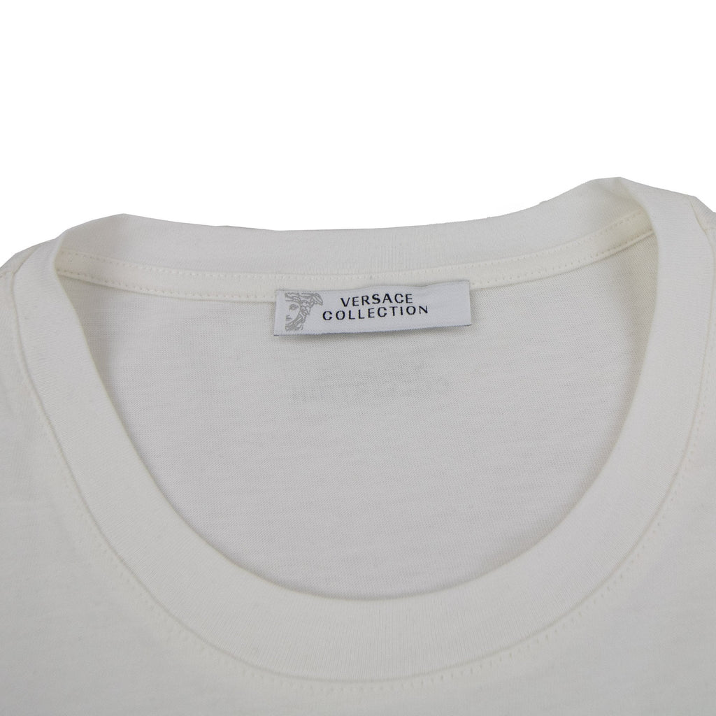 Versace Collection Medusa T Shirt Off White