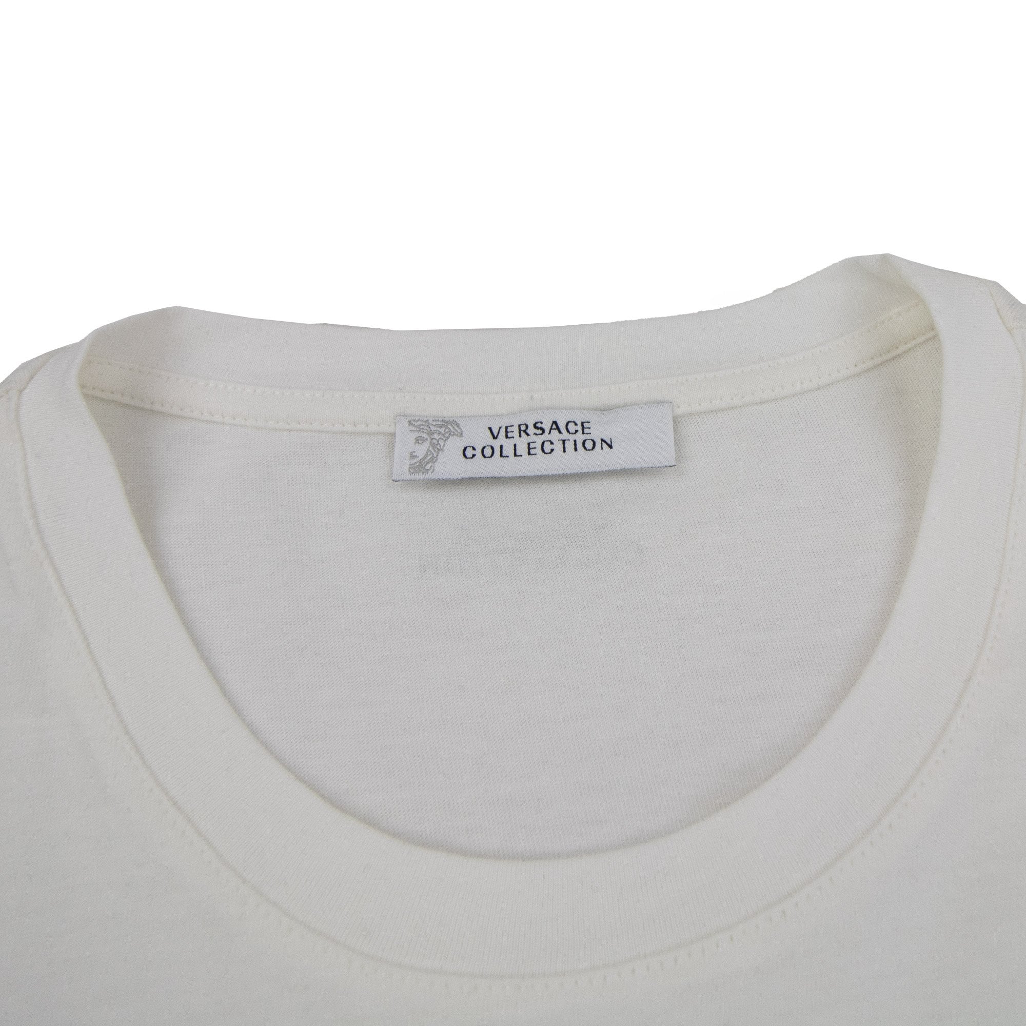 Versace Collection Medusa T Shirt Off White