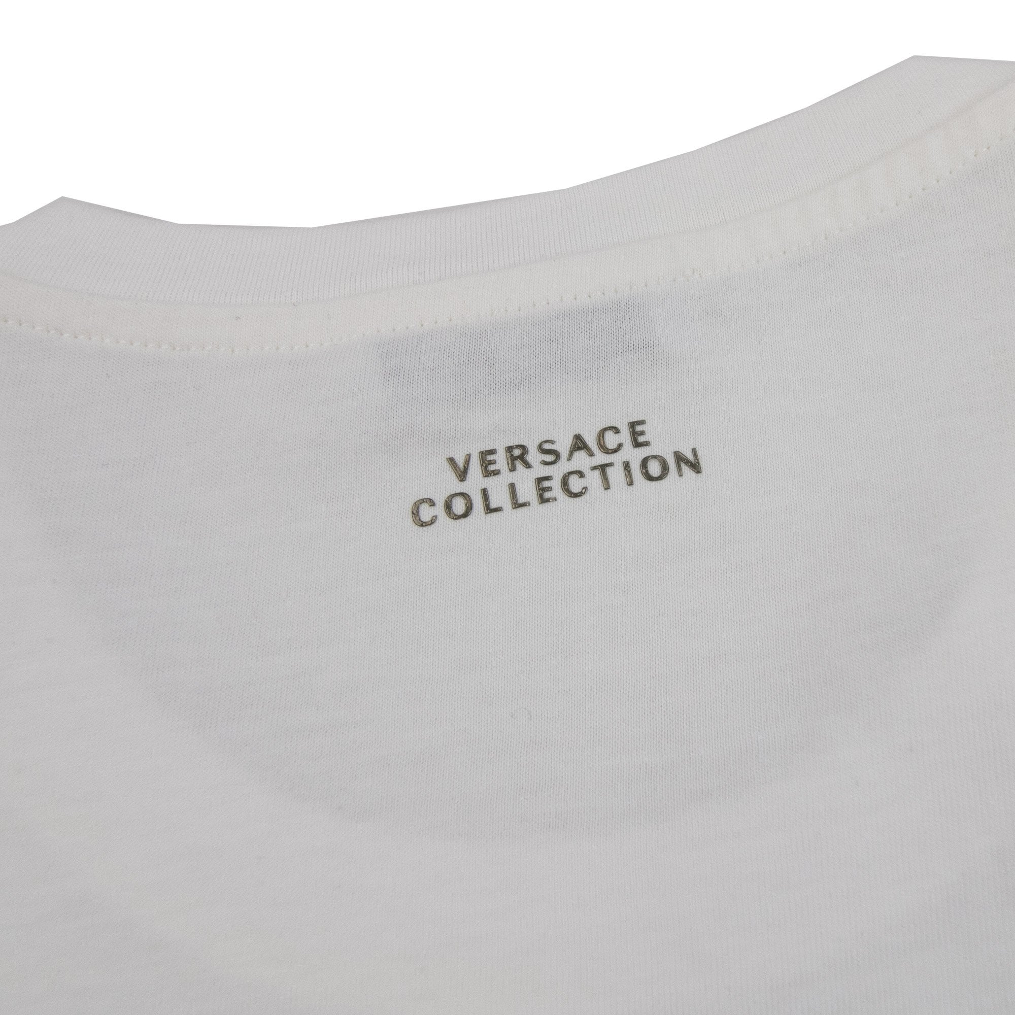 Versace Collection Medusa T Shirt Off White