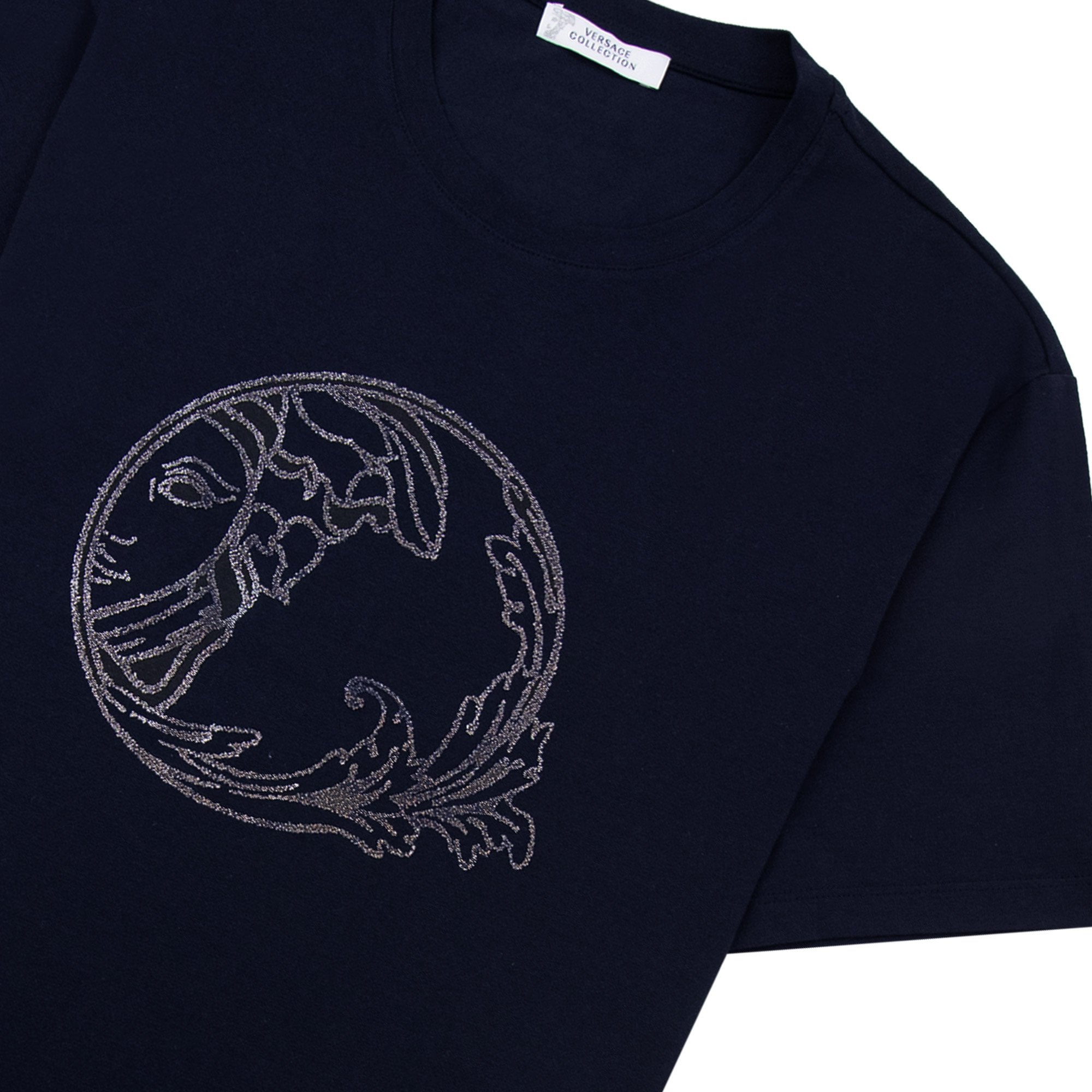 Versace Collection Medusa T Shirt Navy