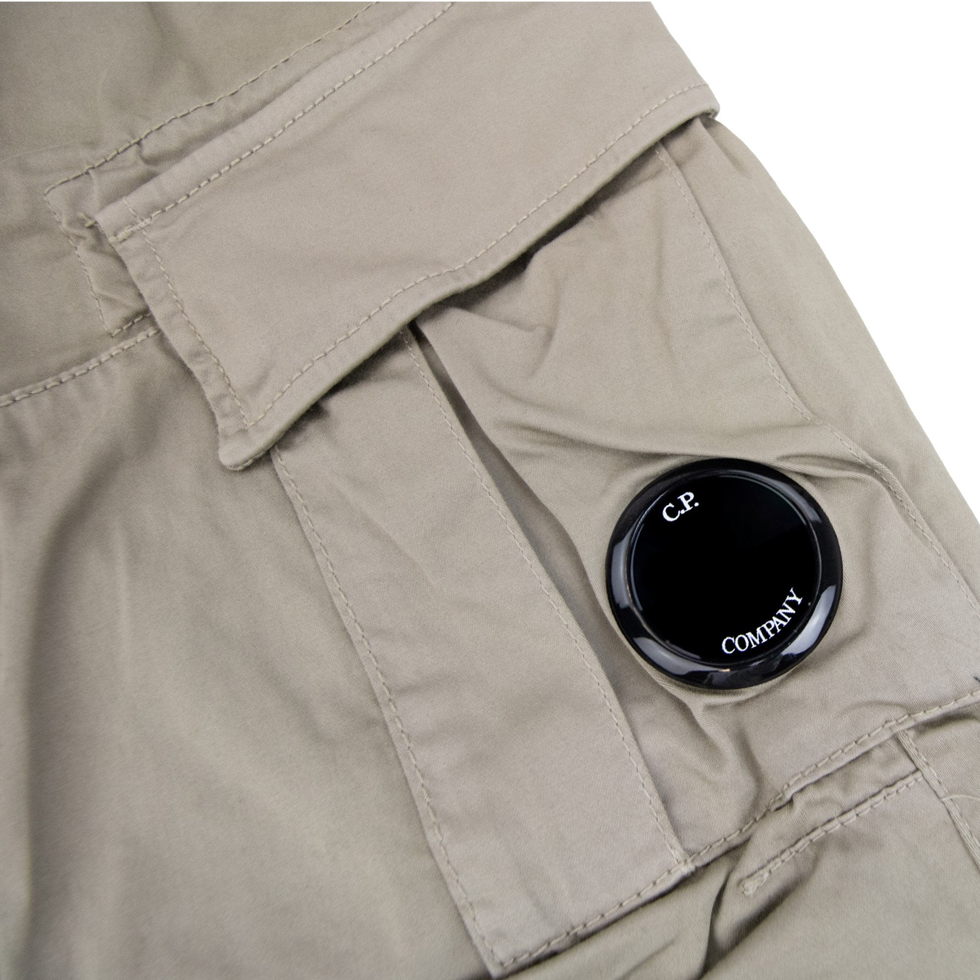 Cp Company Stretch Satin Gargo Pants Vintage Khaki 327
