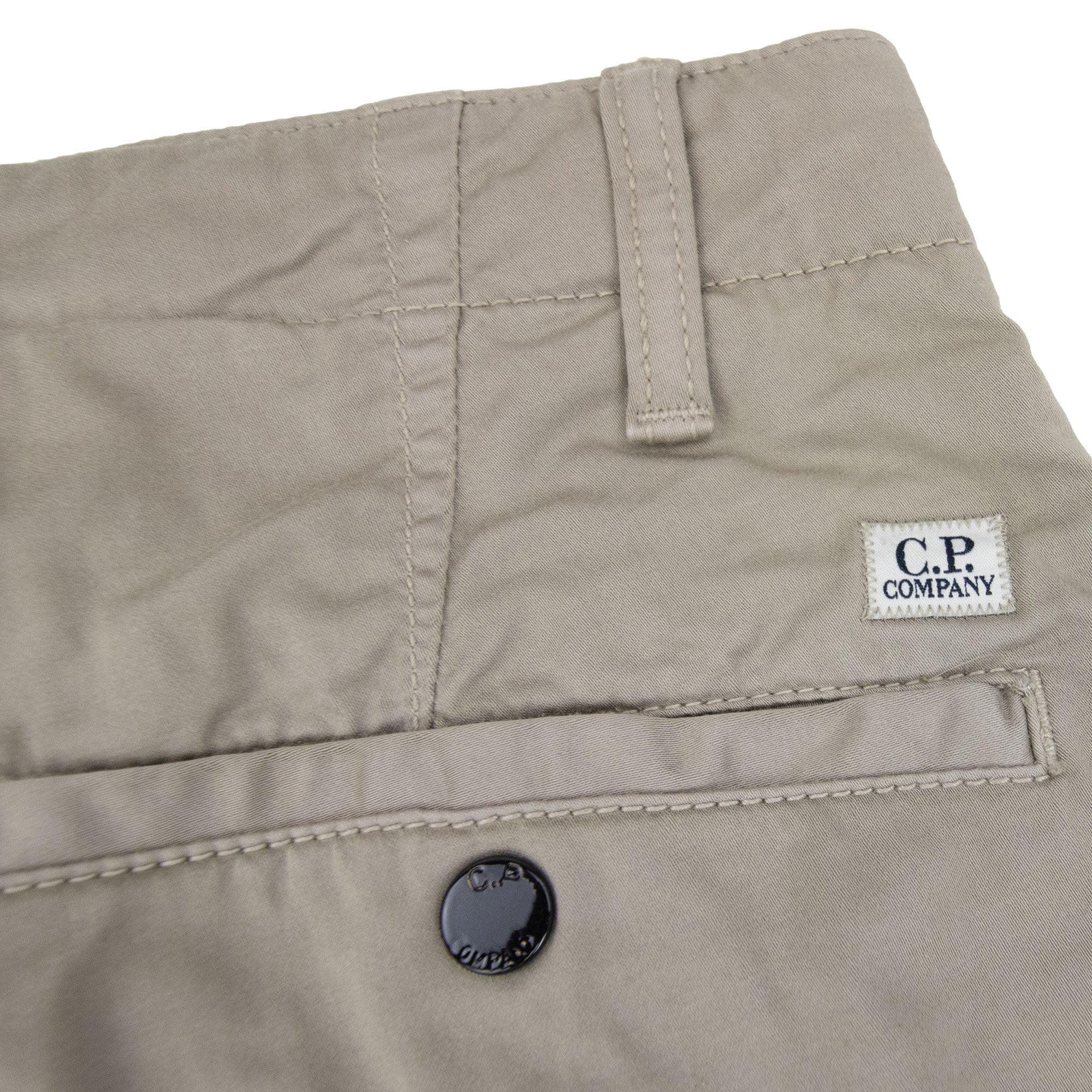 Cp Company Stretch Satin Gargo Pants Vintage Khaki 327