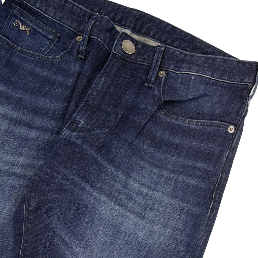 Emporio Armani J06 Mid-wash Slim-fit Denim Jeans Denim Blue 0942