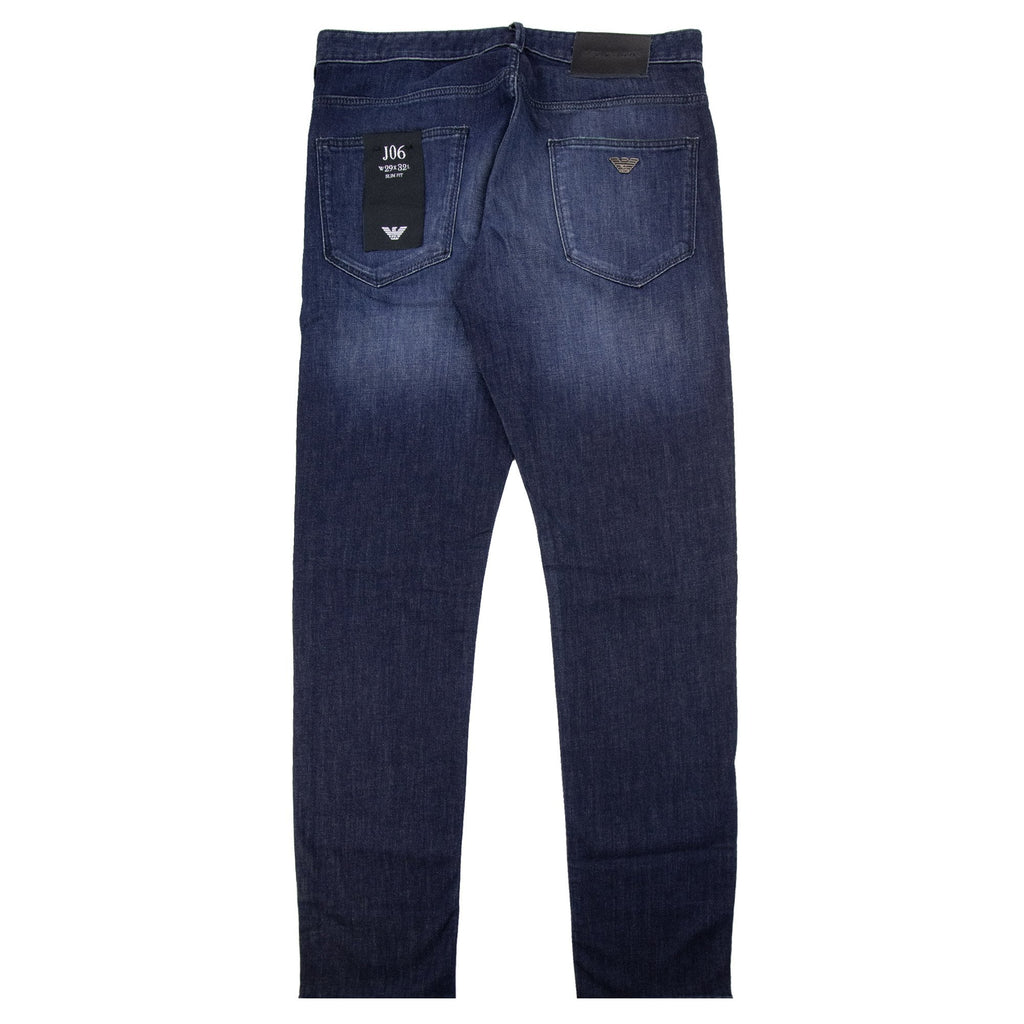 Emporio Armani J06 Mid-wash Slim-fit Denim Jeans Denim Blue 0942