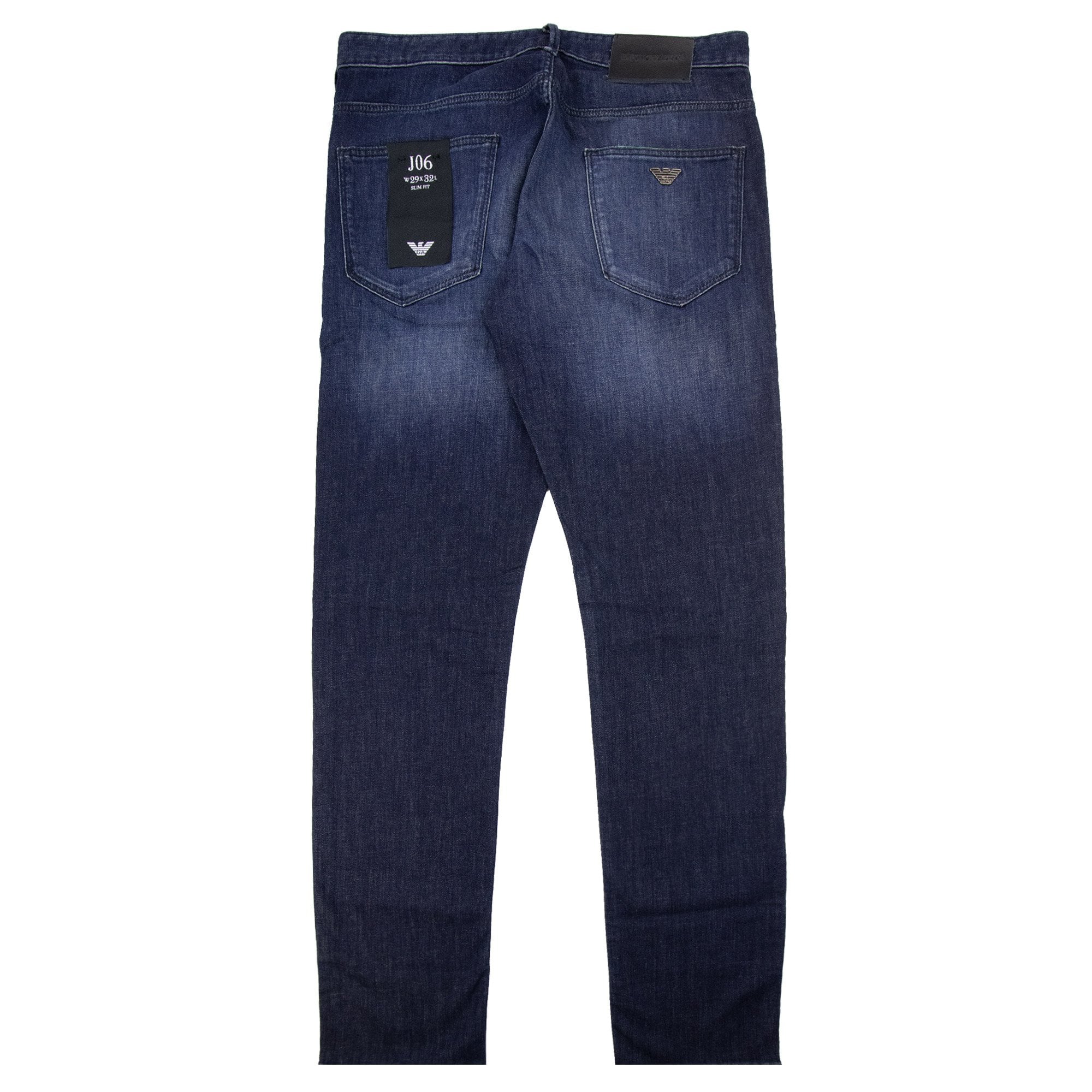 Emporio Armani J06 Mid-wash Slim-fit Denim Jeans Denim Blue 0942