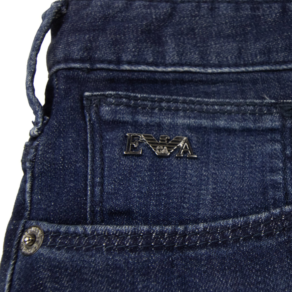 Emporio Armani J06 Mid-wash Slim-fit Denim Jeans Denim Blue 0942