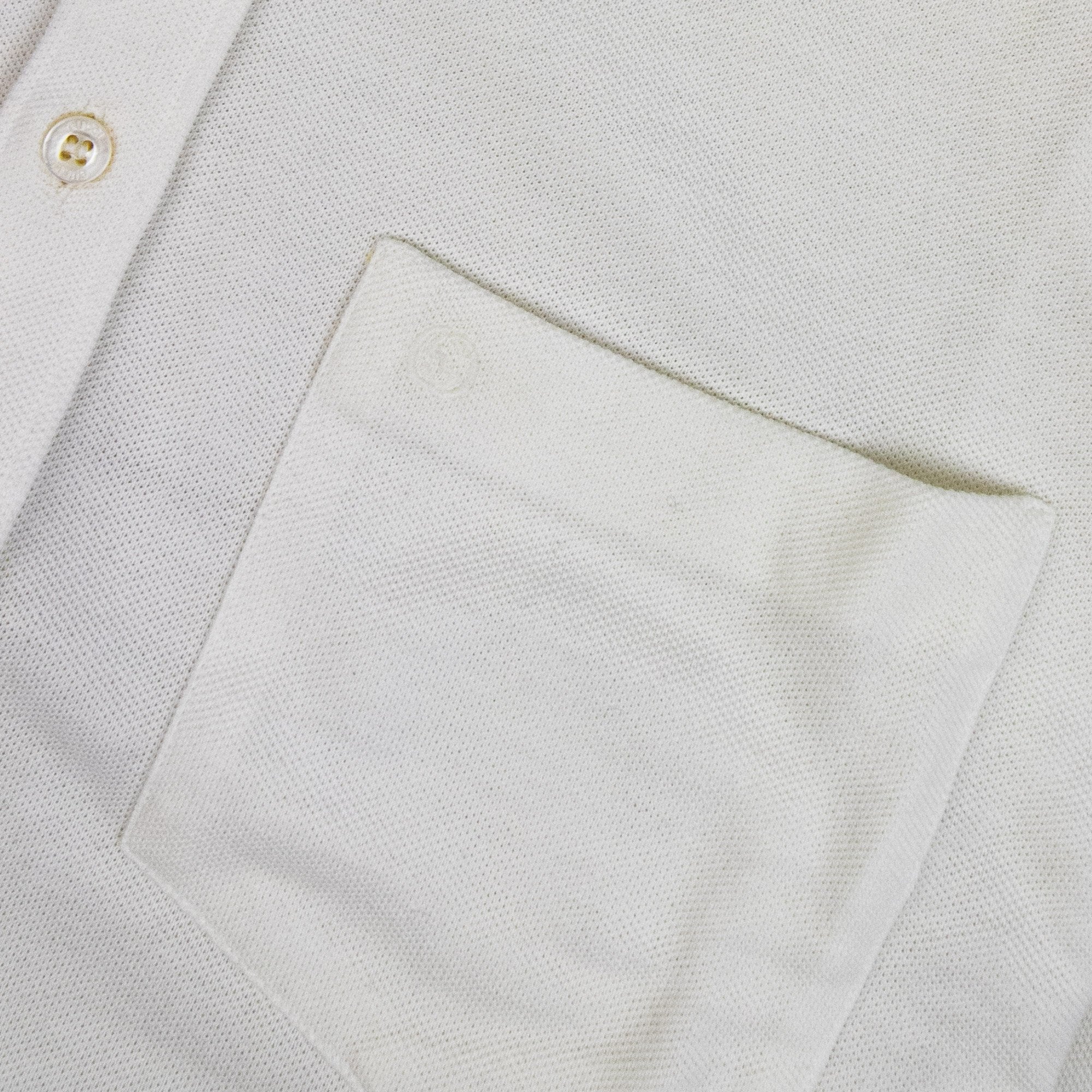 Gucci Web Detail Long Sleeve Cotton Shirt White 9000