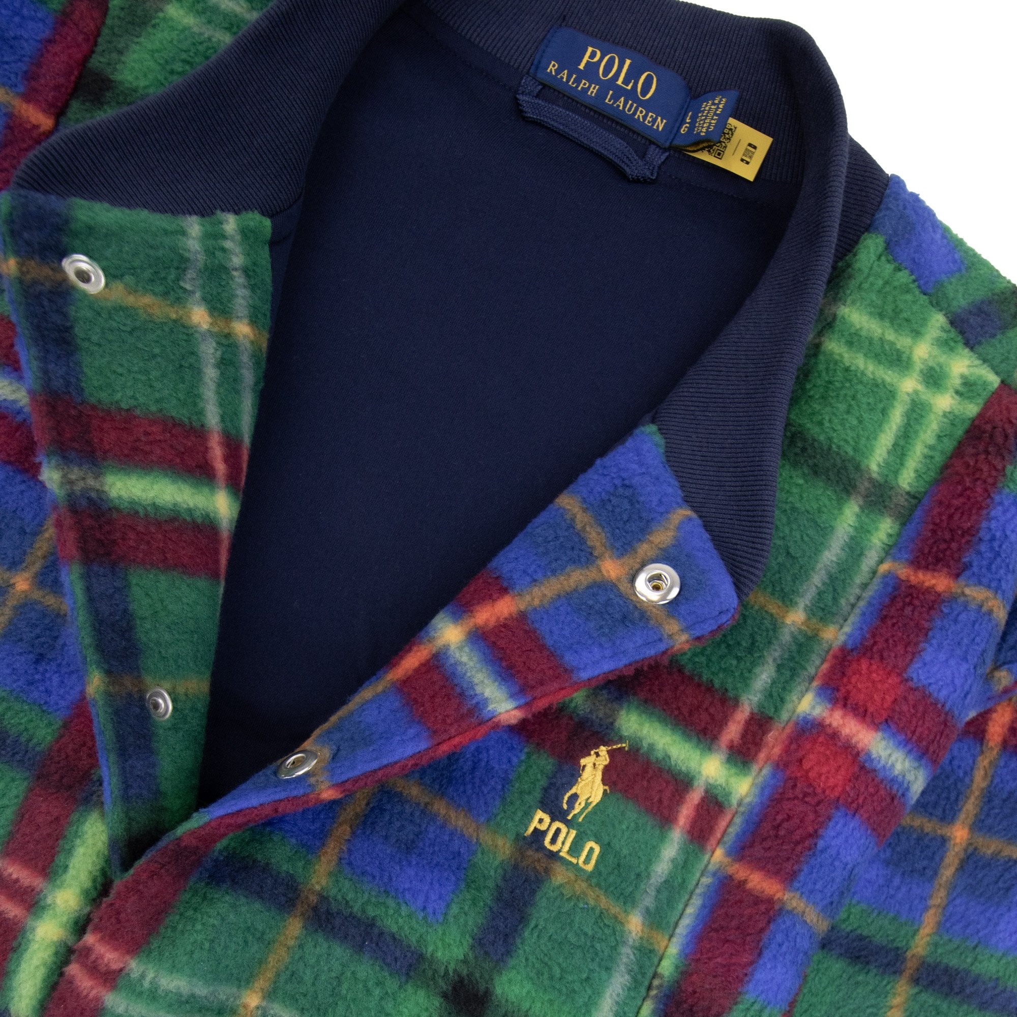 Polo Ralph Lauren Act & Graphic 1 Baseball Bomber Sweatshirt Multi