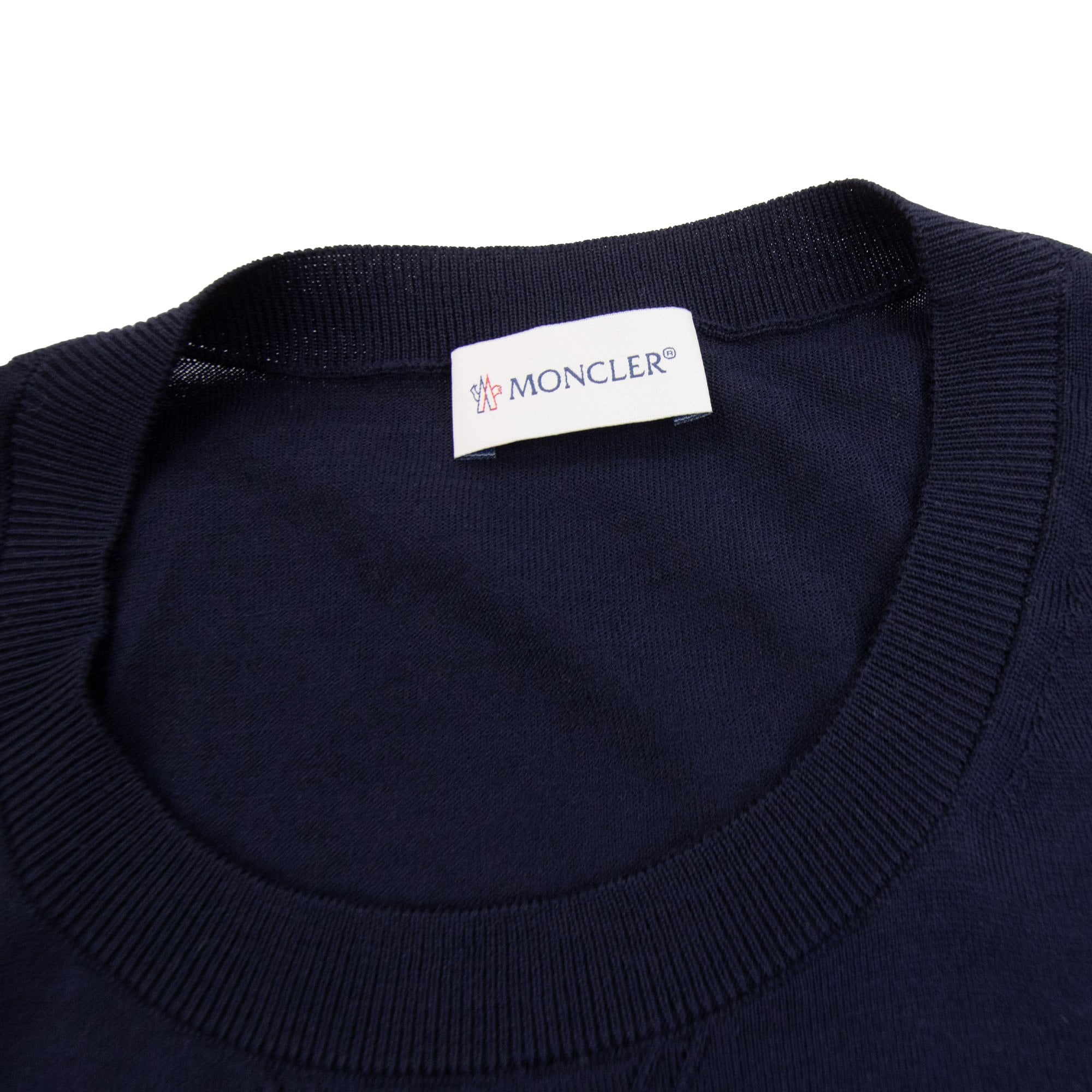Moncler Cashmere Wool Knitted Sweater Navy 778