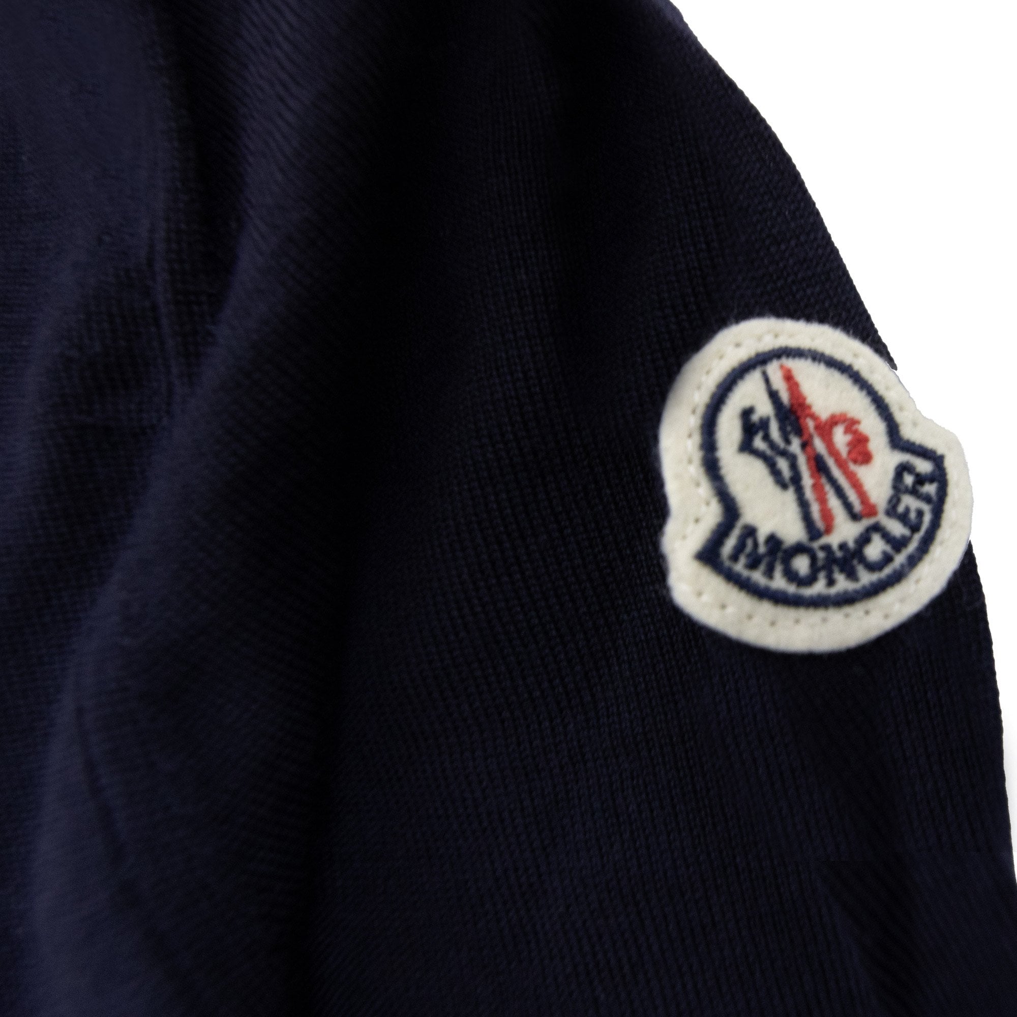 Moncler Cashmere Wool Knitted Sweater Navy 778