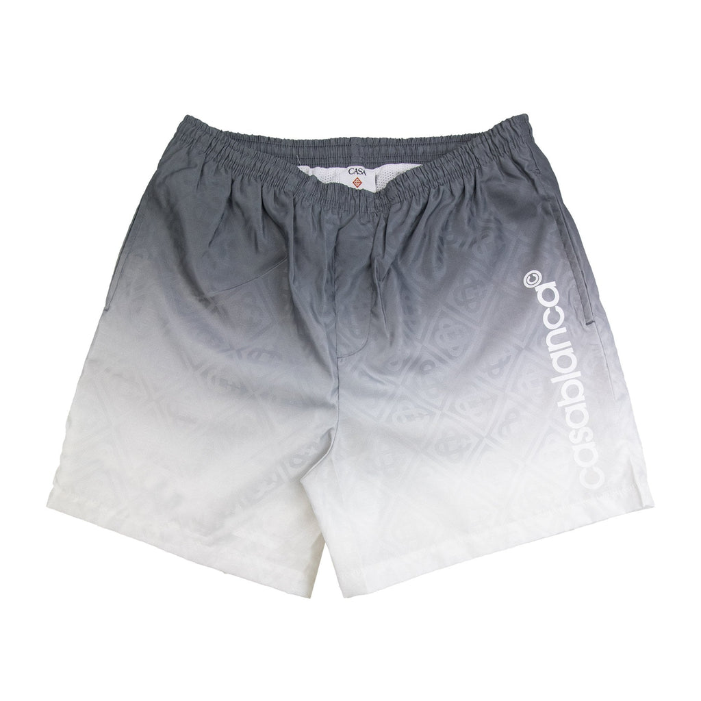 Casablanca Jacquard Gradient Swim Shorts Grey