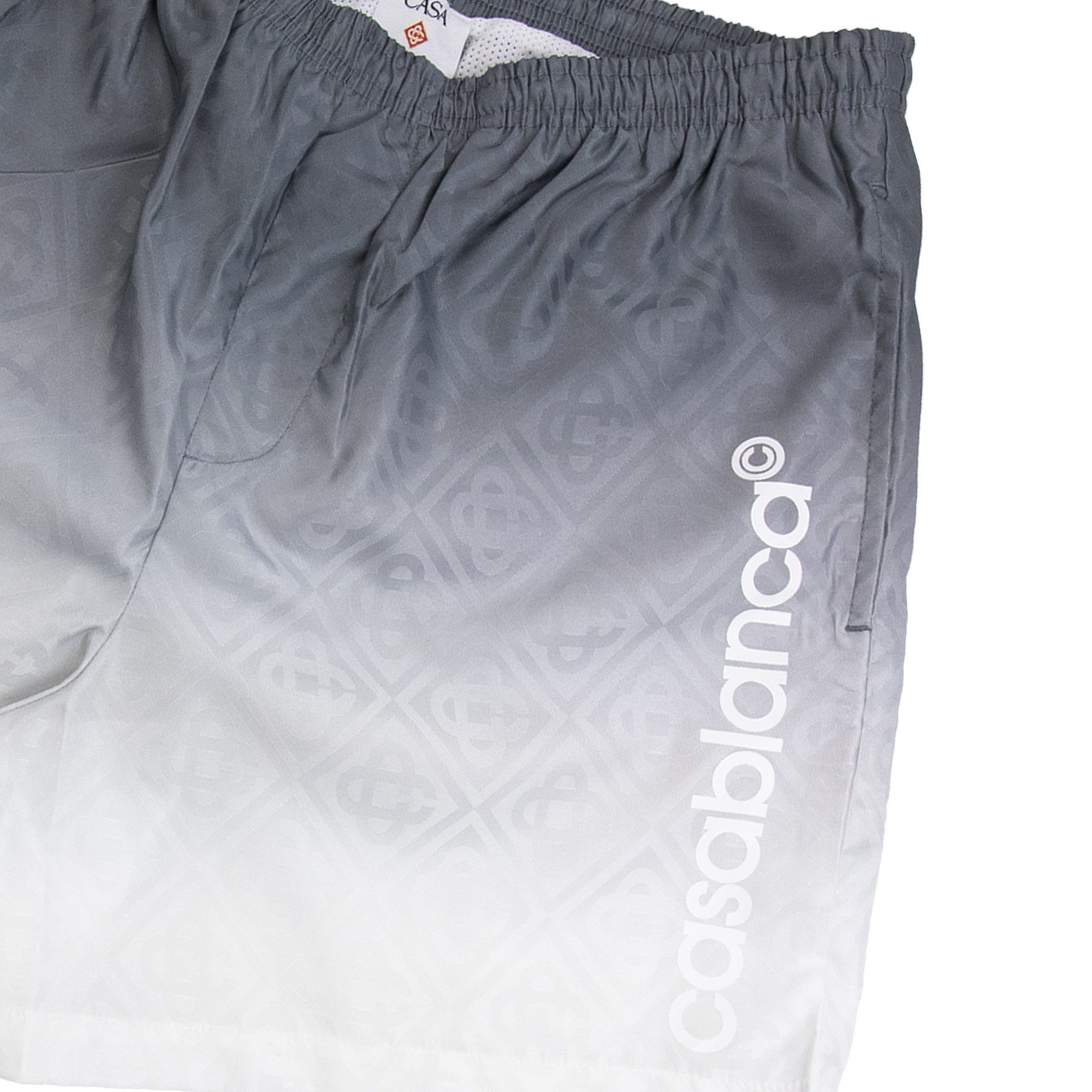 Casablanca Jacquard Gradient Swim Shorts Grey