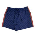 Gucci Printed Poplin Tech Swim Shorts Navy
