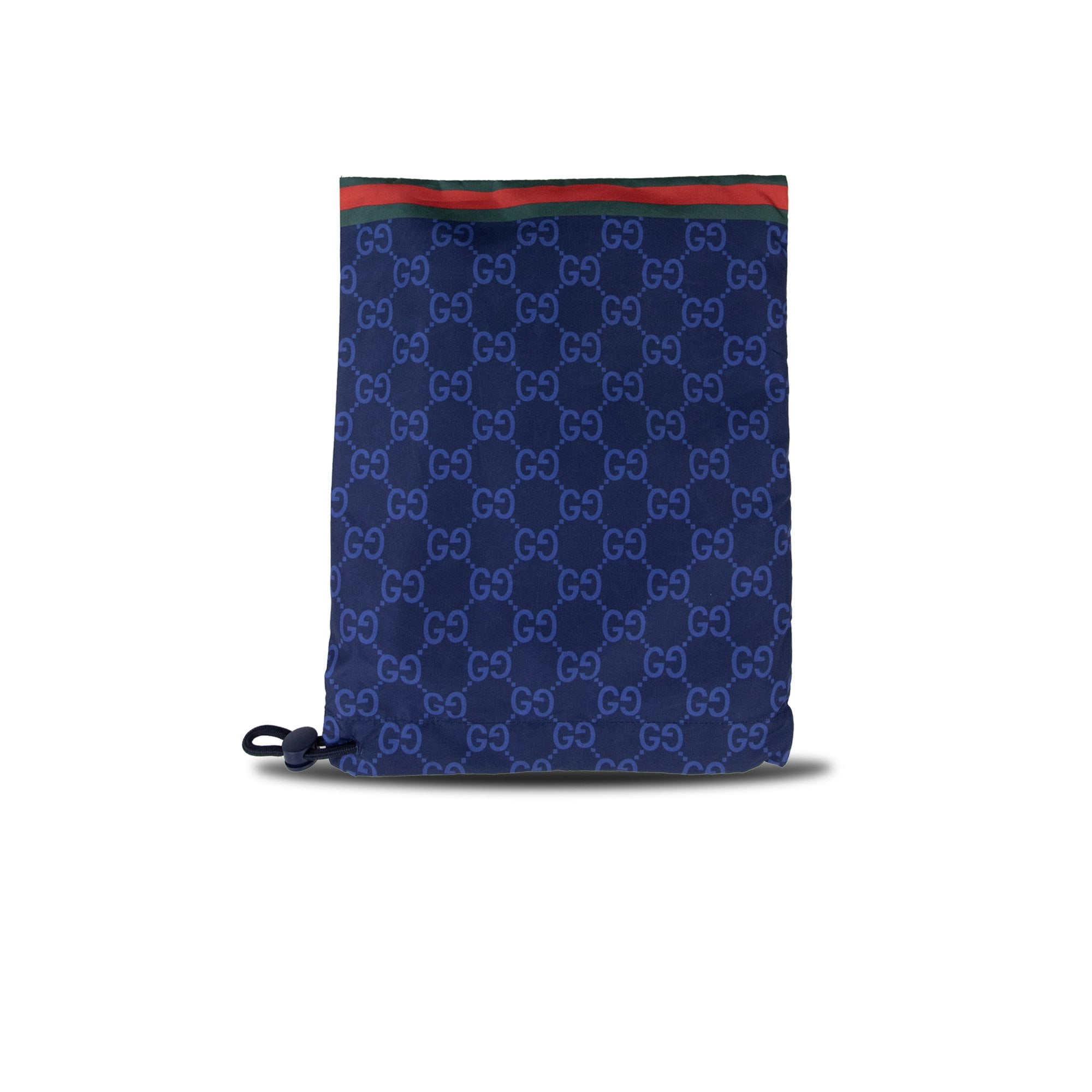 Gucci Printed Poplin Tech Swim Shorts Navy
