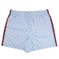 Gucci Printed Poplin Tech Swim Shorts Light Blue